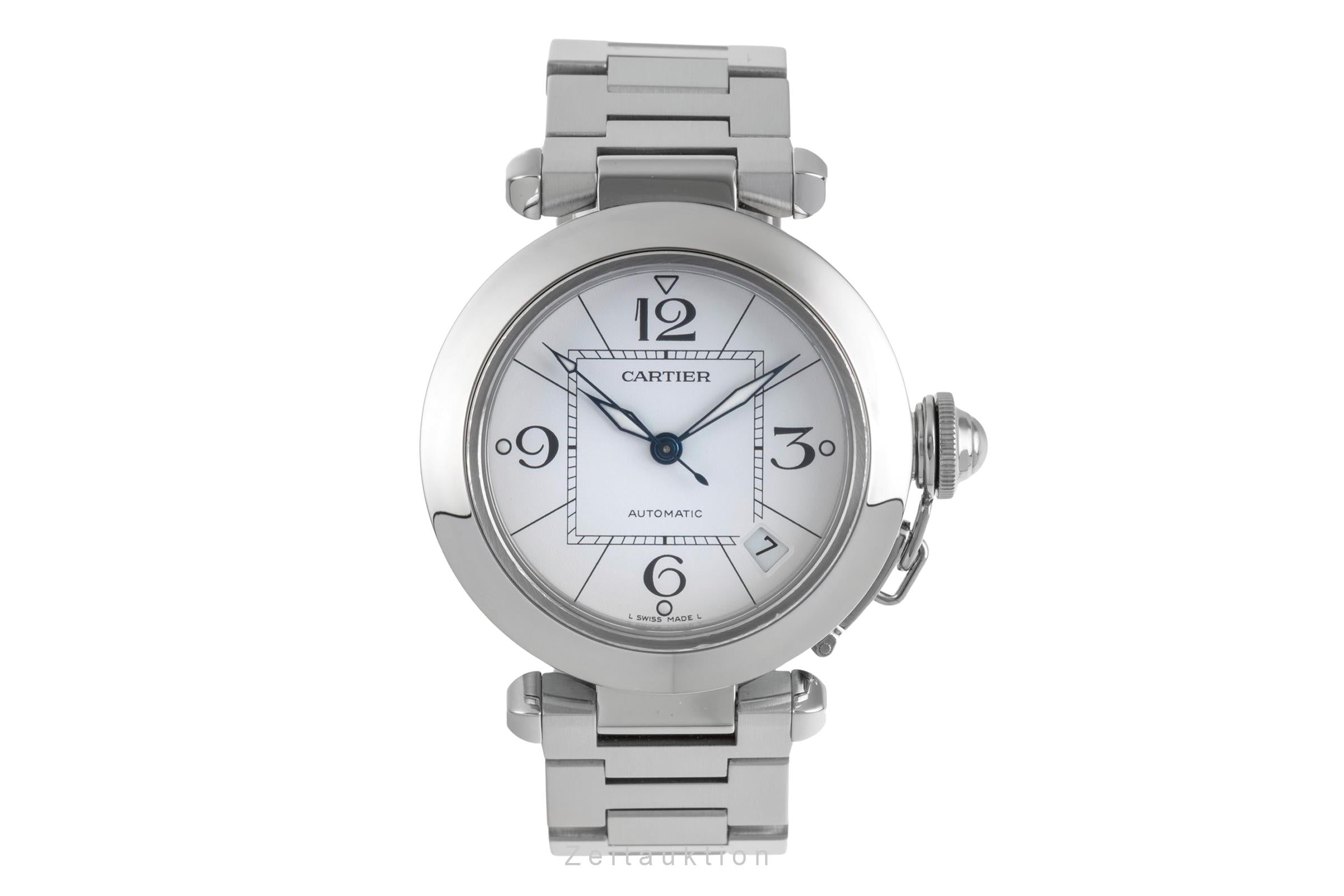 Cartier Pasha acciaio automatismo orologio da uomo W31074M7  [2601872]