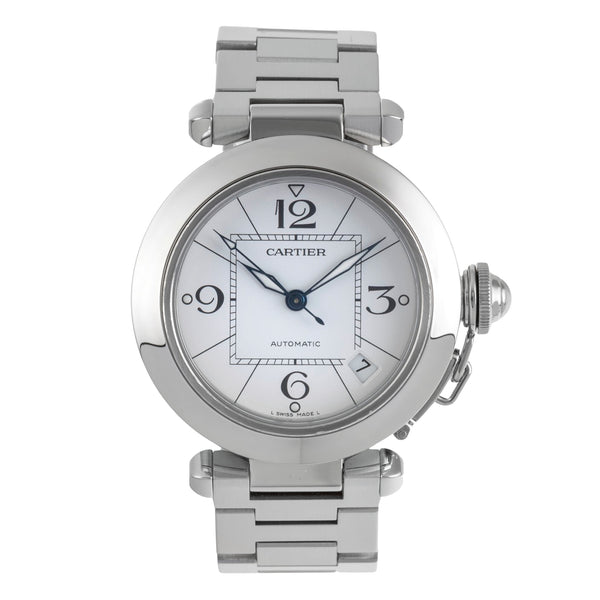 Cartier Pasha acciaio automatismo orologio da uomo W31074M7  [2601872]