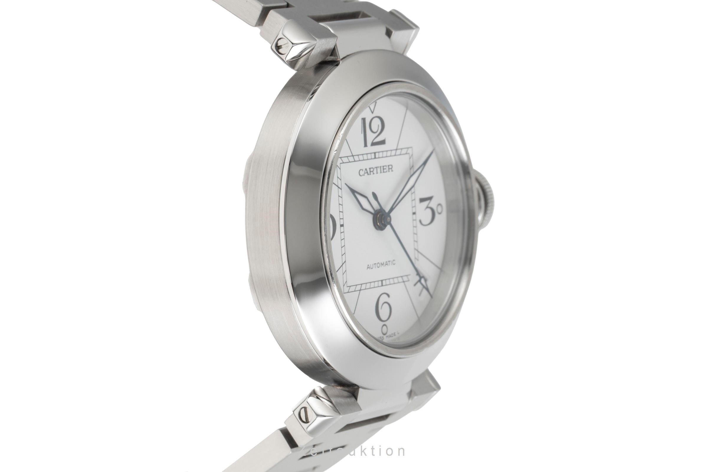 Cartier Pasha acciaio automatismo orologio da uomo W31074M7  [2601872]