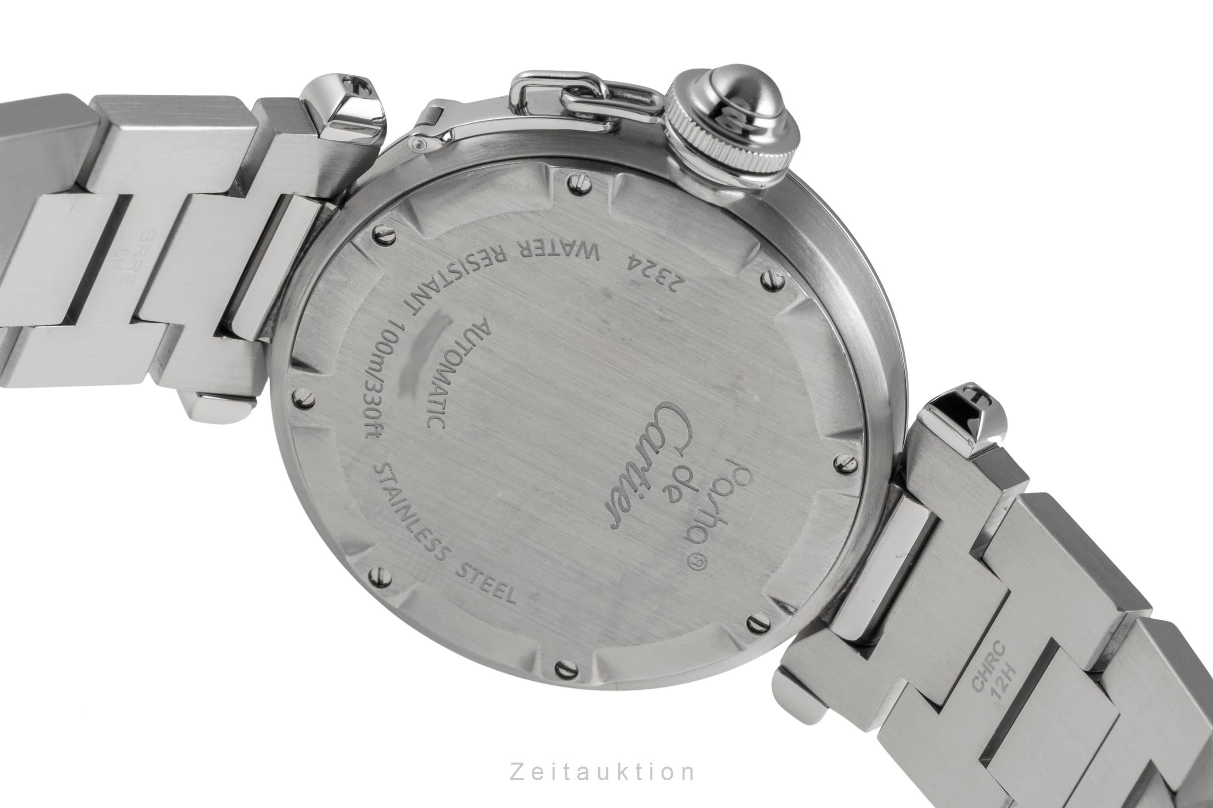 Cartier Pasha acciaio automatismo orologio da uomo W31074M7  [2601872]