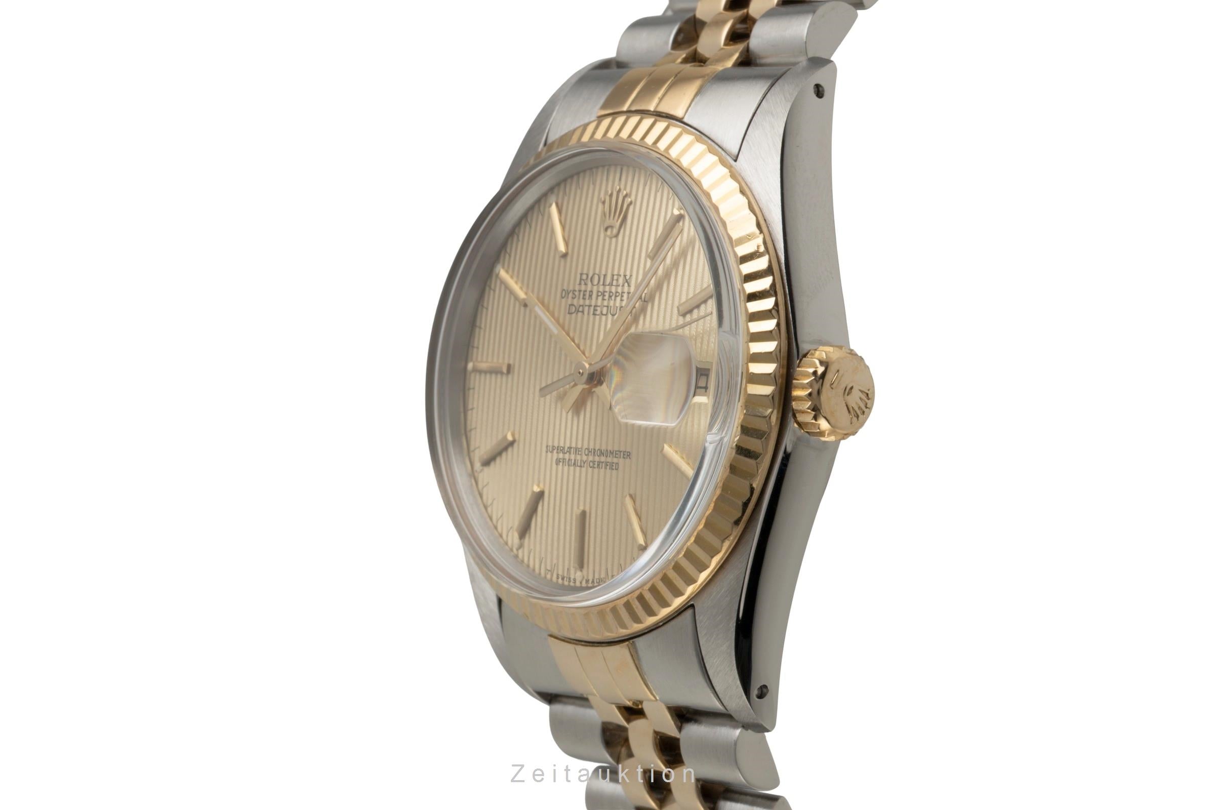 Rolex Datejust acier / or  automatique montre pour hommes 16013 Vintage  [2601873]