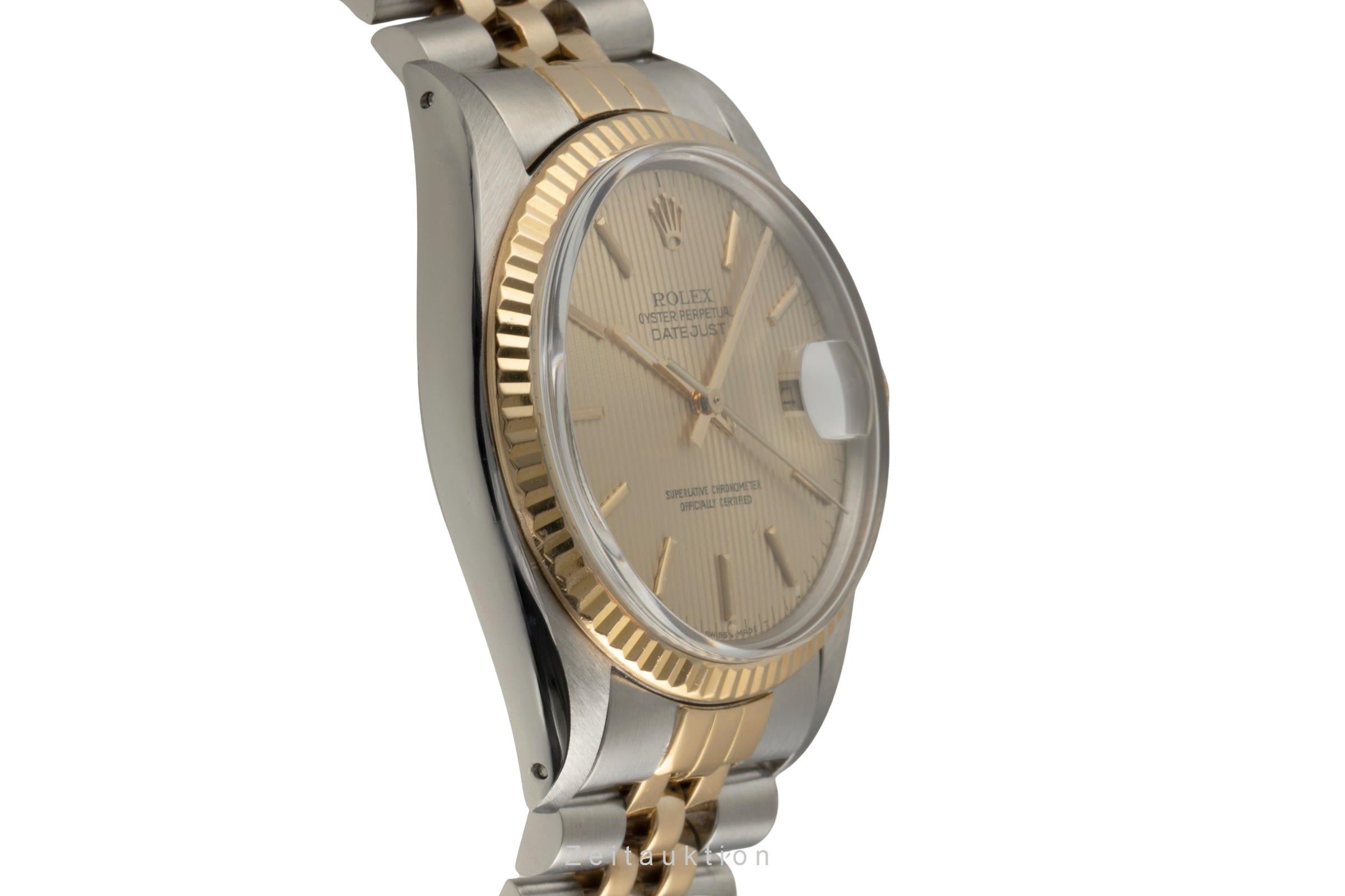 Rolex Datejust acier / or  automatique montre pour hommes 16013 Vintage  [2601873]