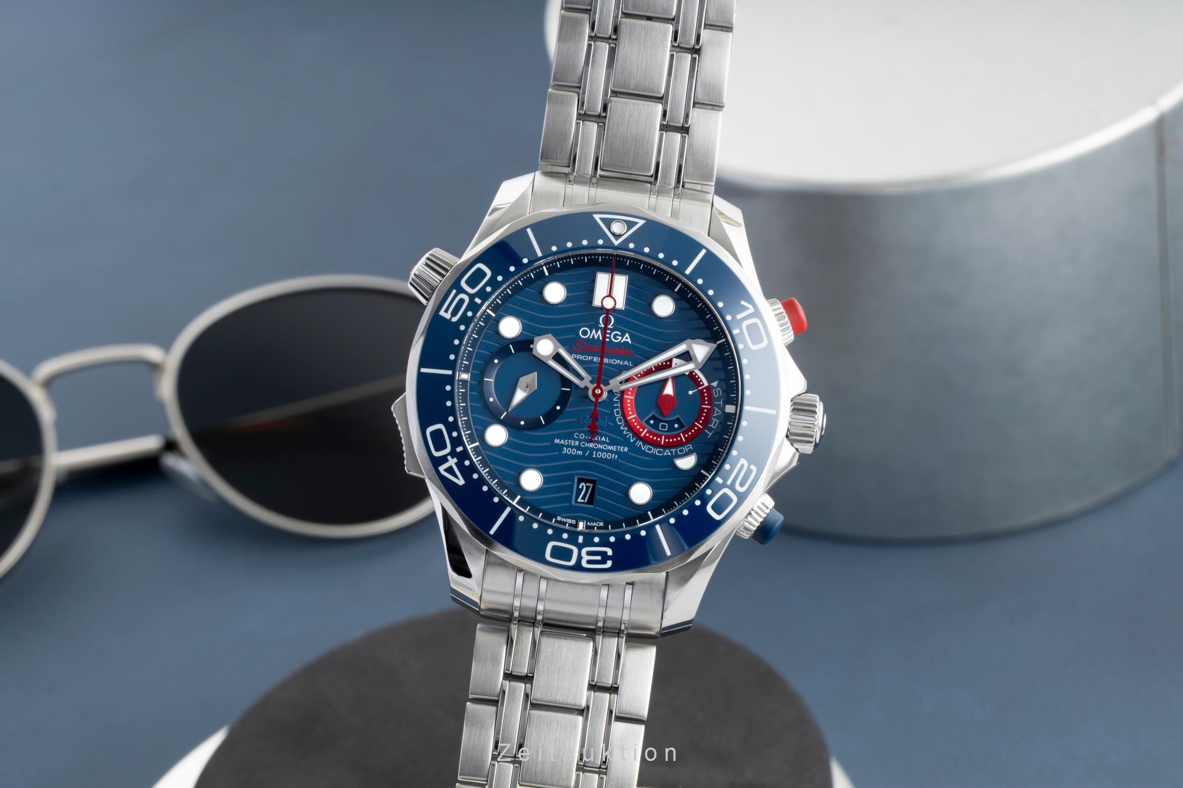 Omega Seamaster chronograph steel automatic men's watch 210.30.44.51.03.002  [2601874]