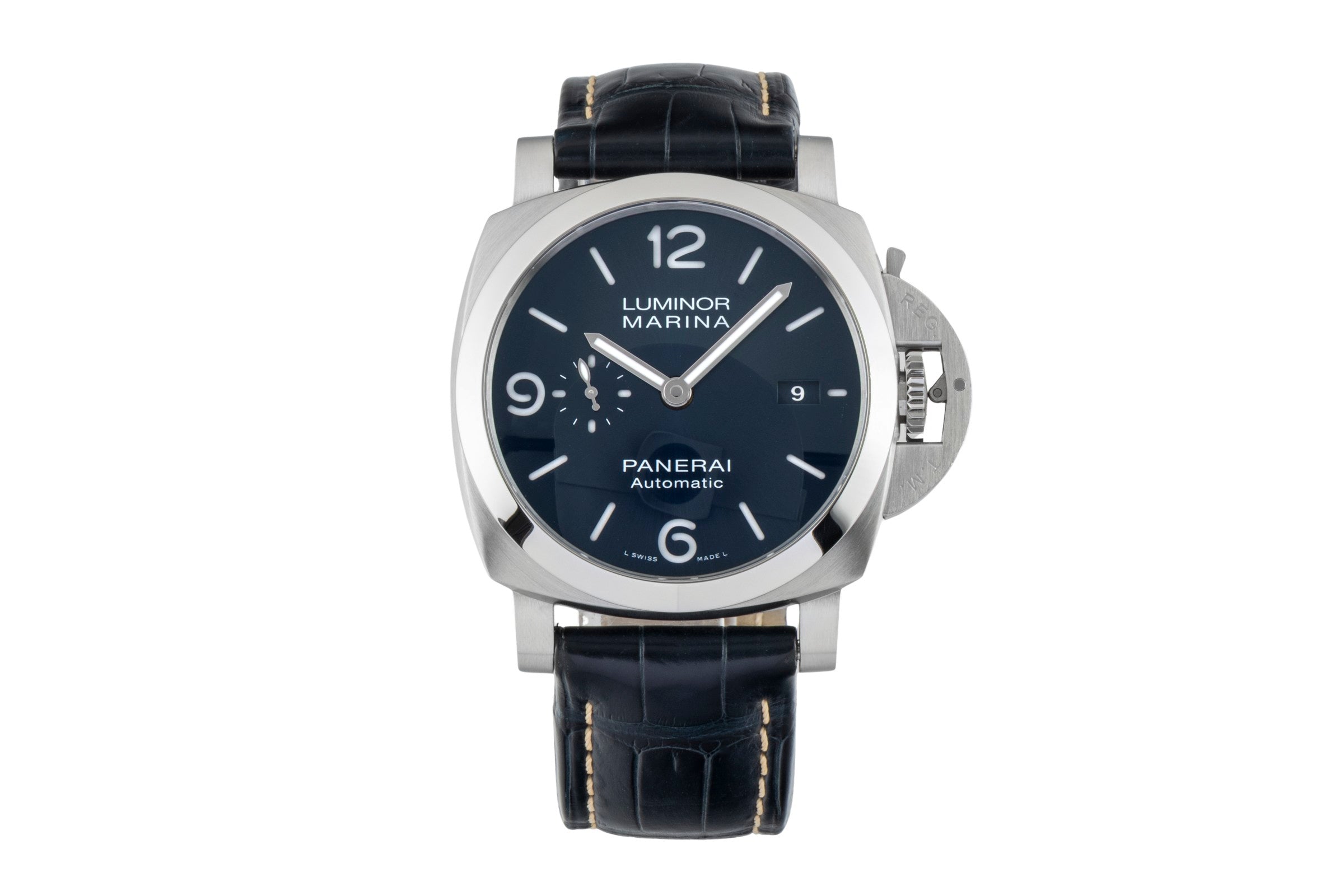 Panerai Luminor Marina acier automatique montre pour hommes PAM01313 LP: 8900EUR  [2601875]