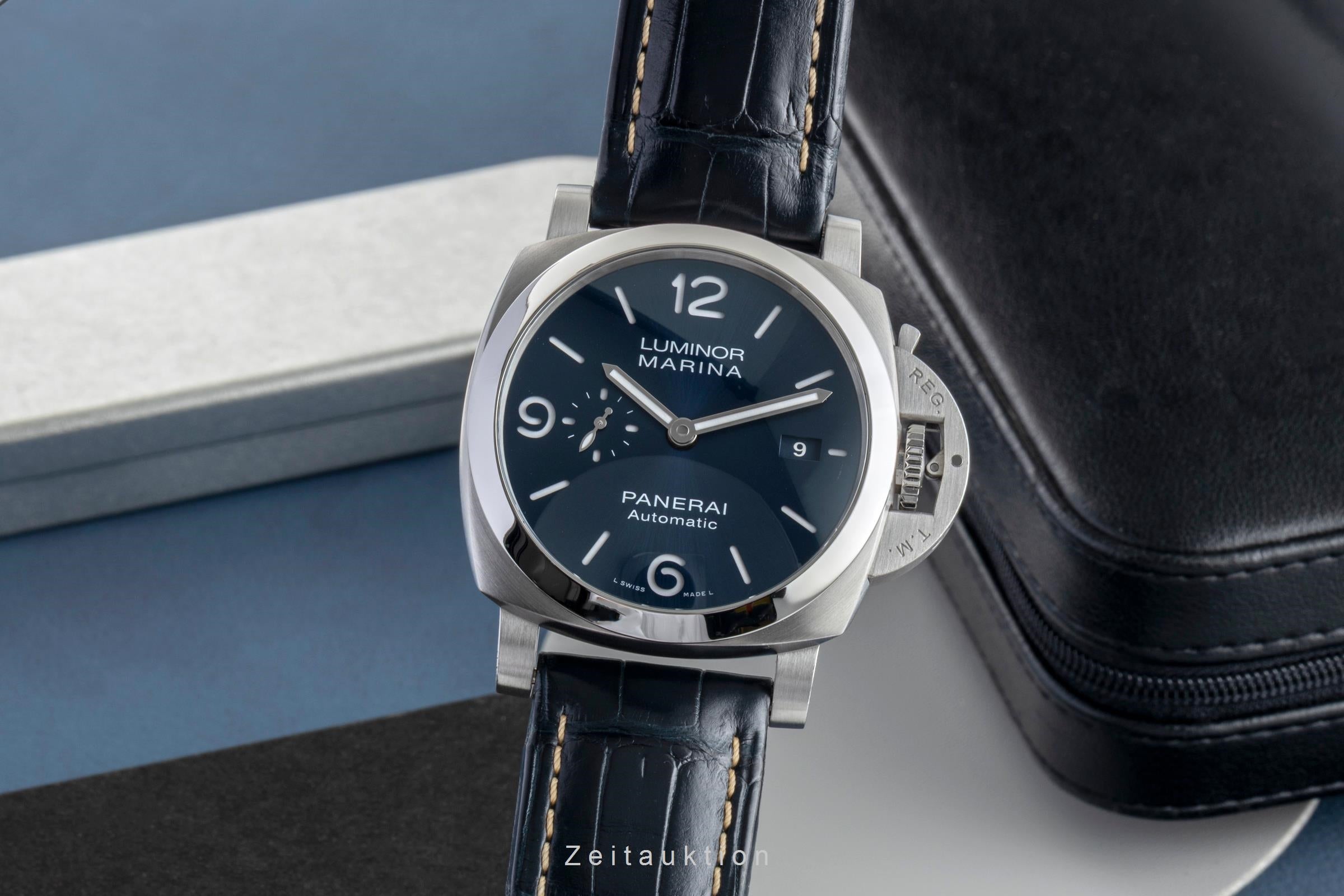 Panerai Luminor Marina acier automatique montre pour hommes PAM01313 LP: 8900EUR  [2601875]