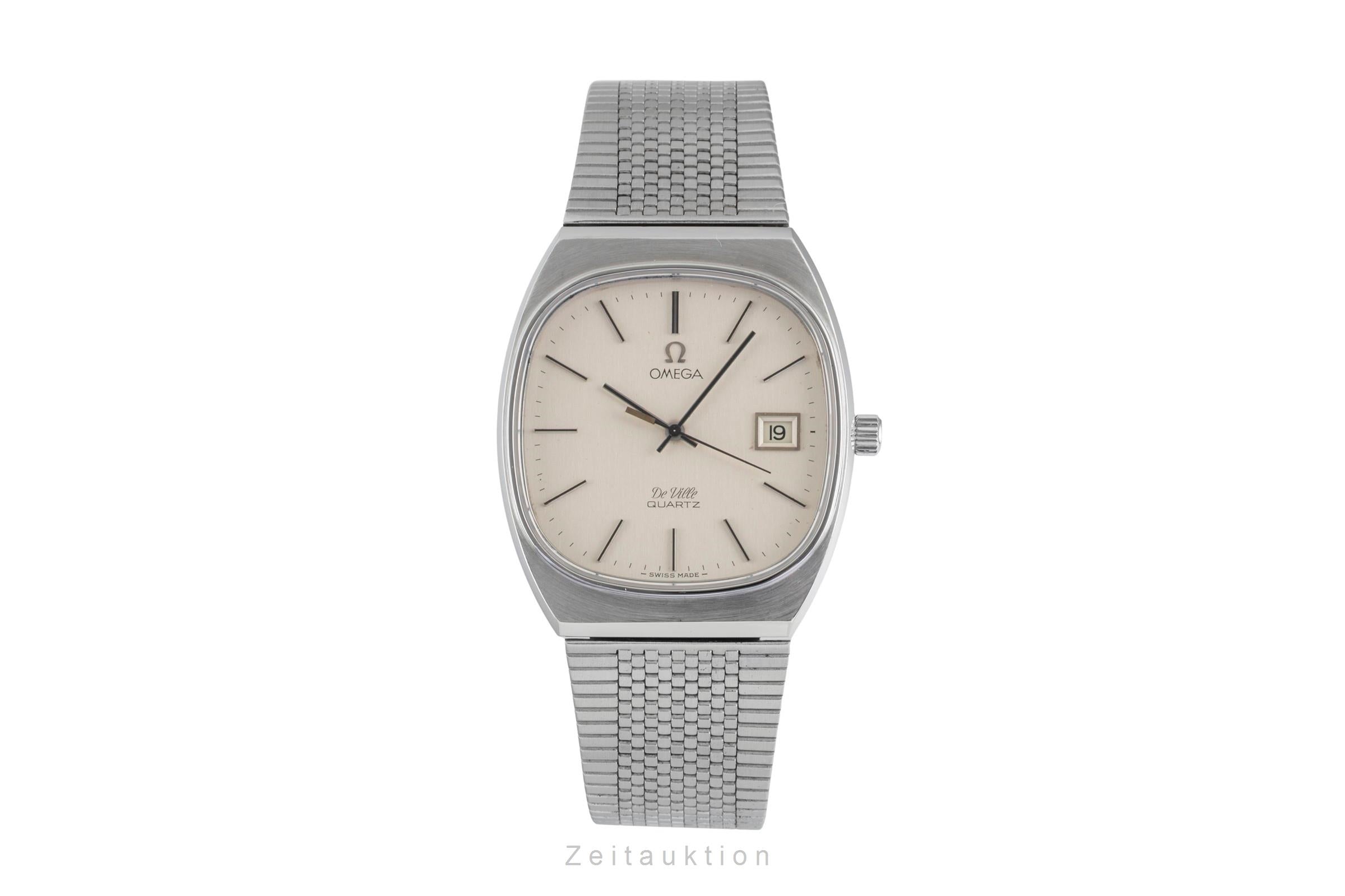 Omega De Ville Stahl Quarz Herrenuhr Ref. 192.0035 / 392.0006 Vintage  [2601877]