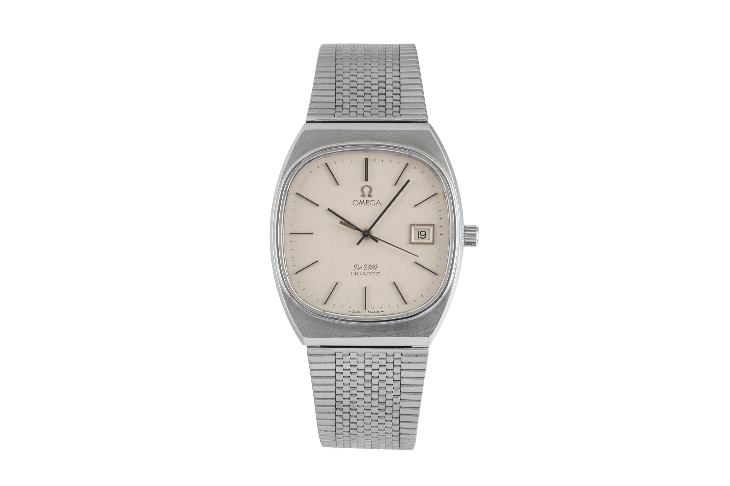 Omega De Ville steel quartz men's watch 192.0035 / 392.0006 Vintage  [2601877]