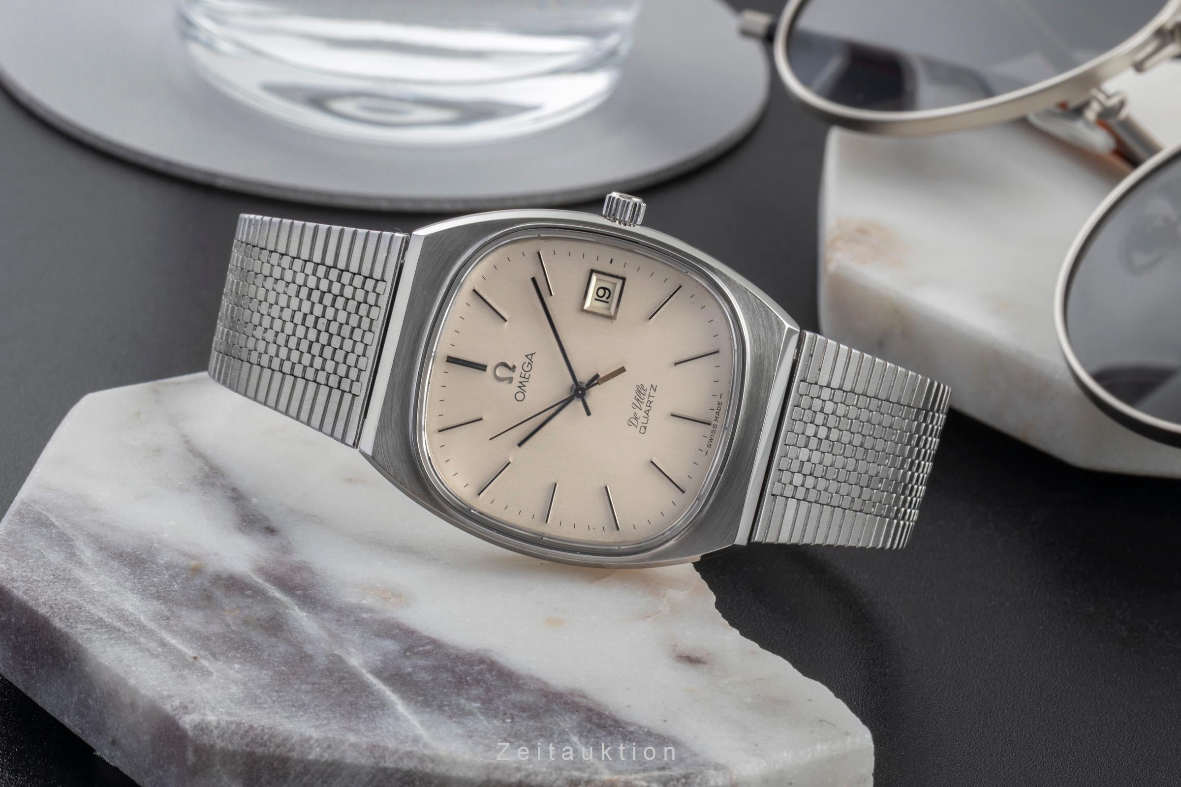 Omega De Ville Stahl Quarz Herrenuhr Ref. 192.0035 / 392.0006 Vintage  [2601877]