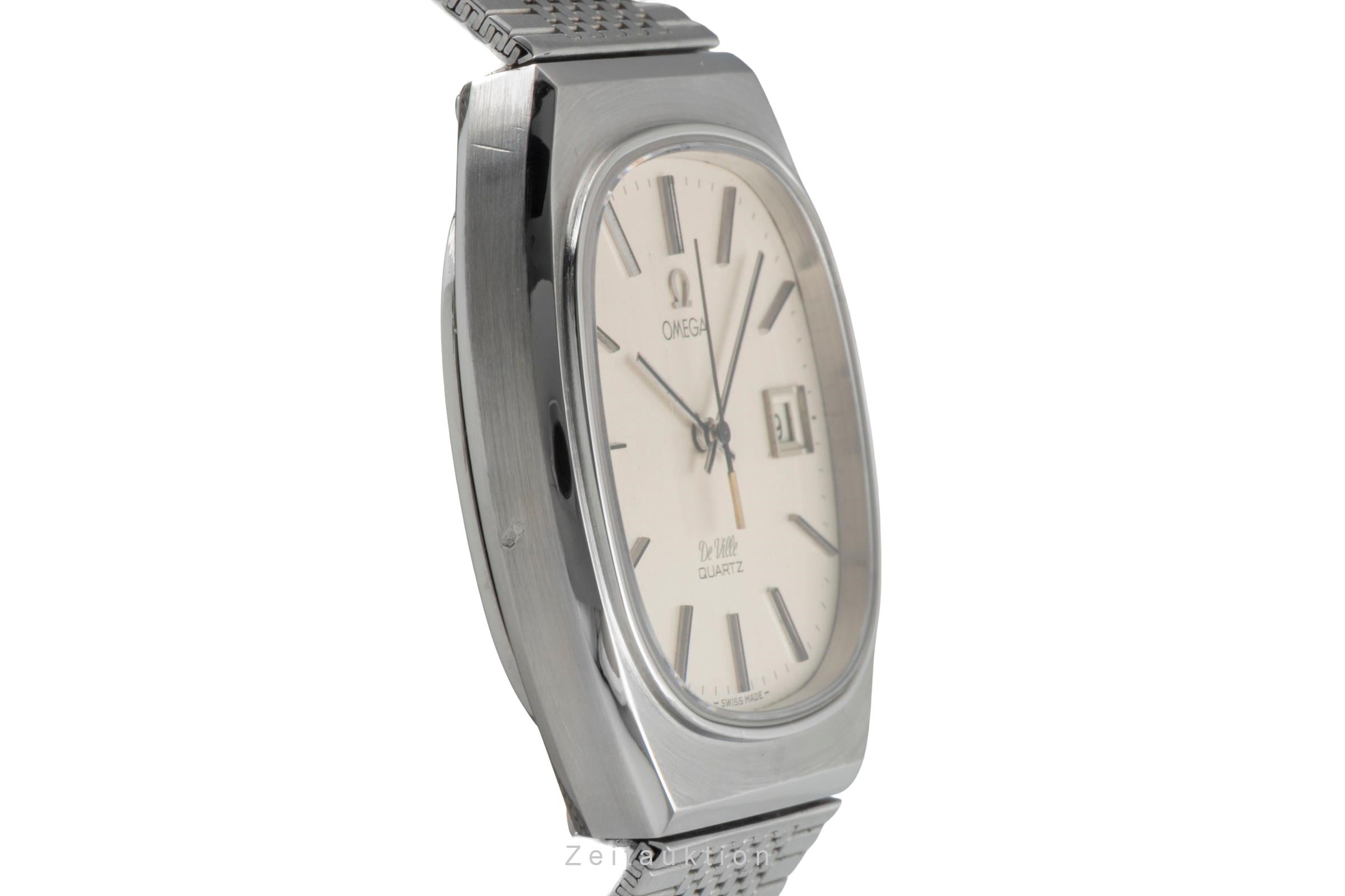 Omega De Ville Stahl Quarz Herrenuhr Ref. 192.0035 / 392.0006 Vintage  [2601877]