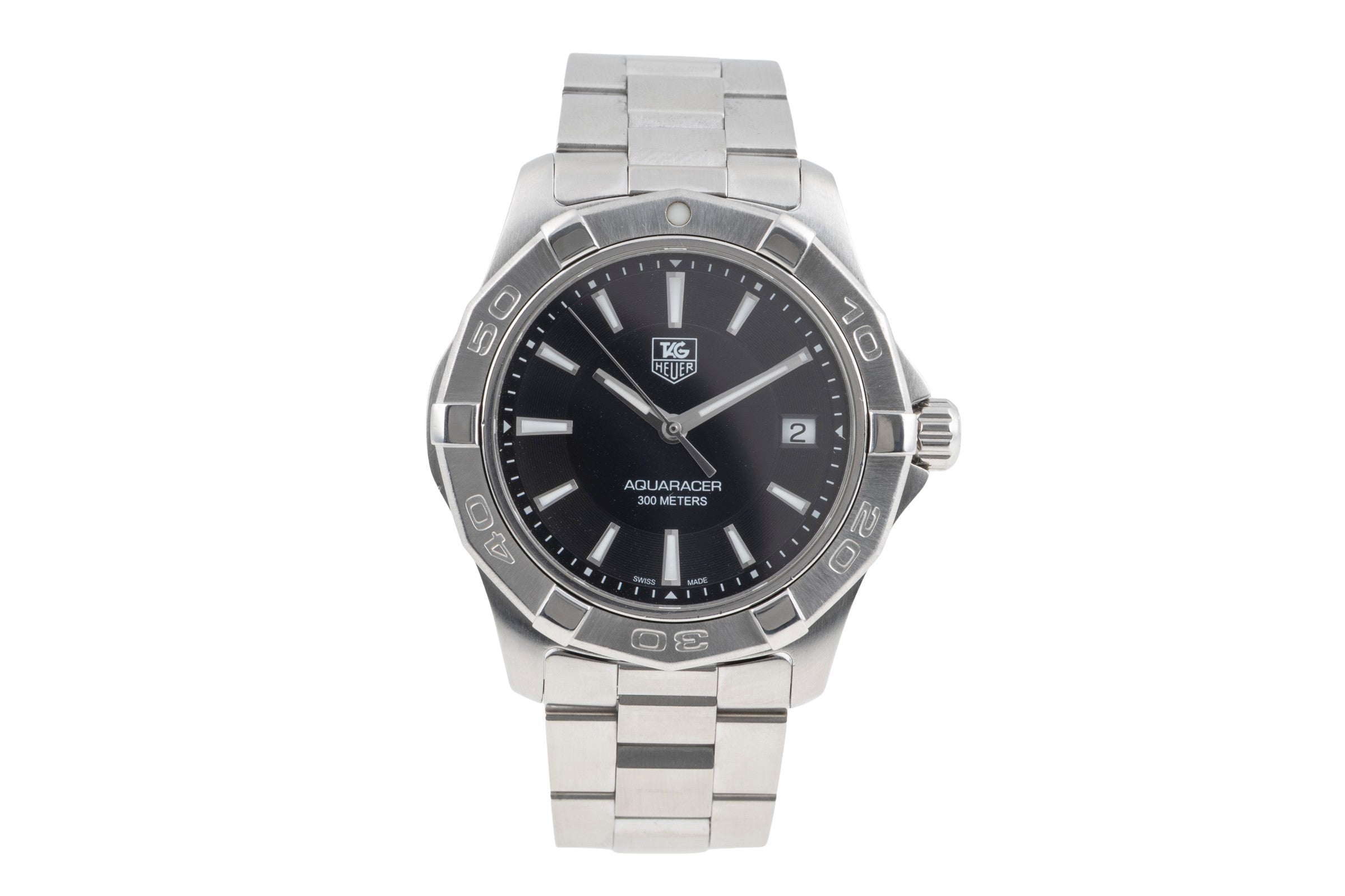 Tag Heuer Aquaracer Stahl Quarz Herrenuhr Ref. WAP11101 Klassiker [2601881]