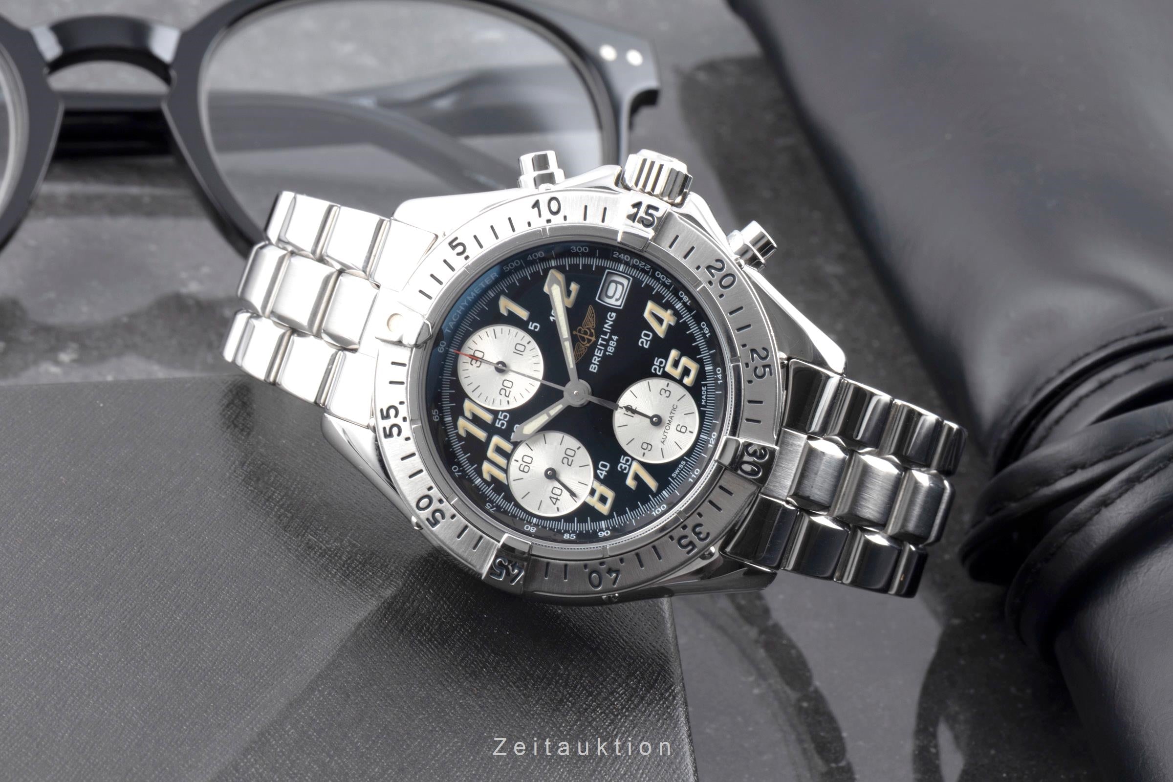 Breitling Colt Chronograph Edelstahl Automatik Ref. A1303511/B417 Papiere 1999 [2601882]