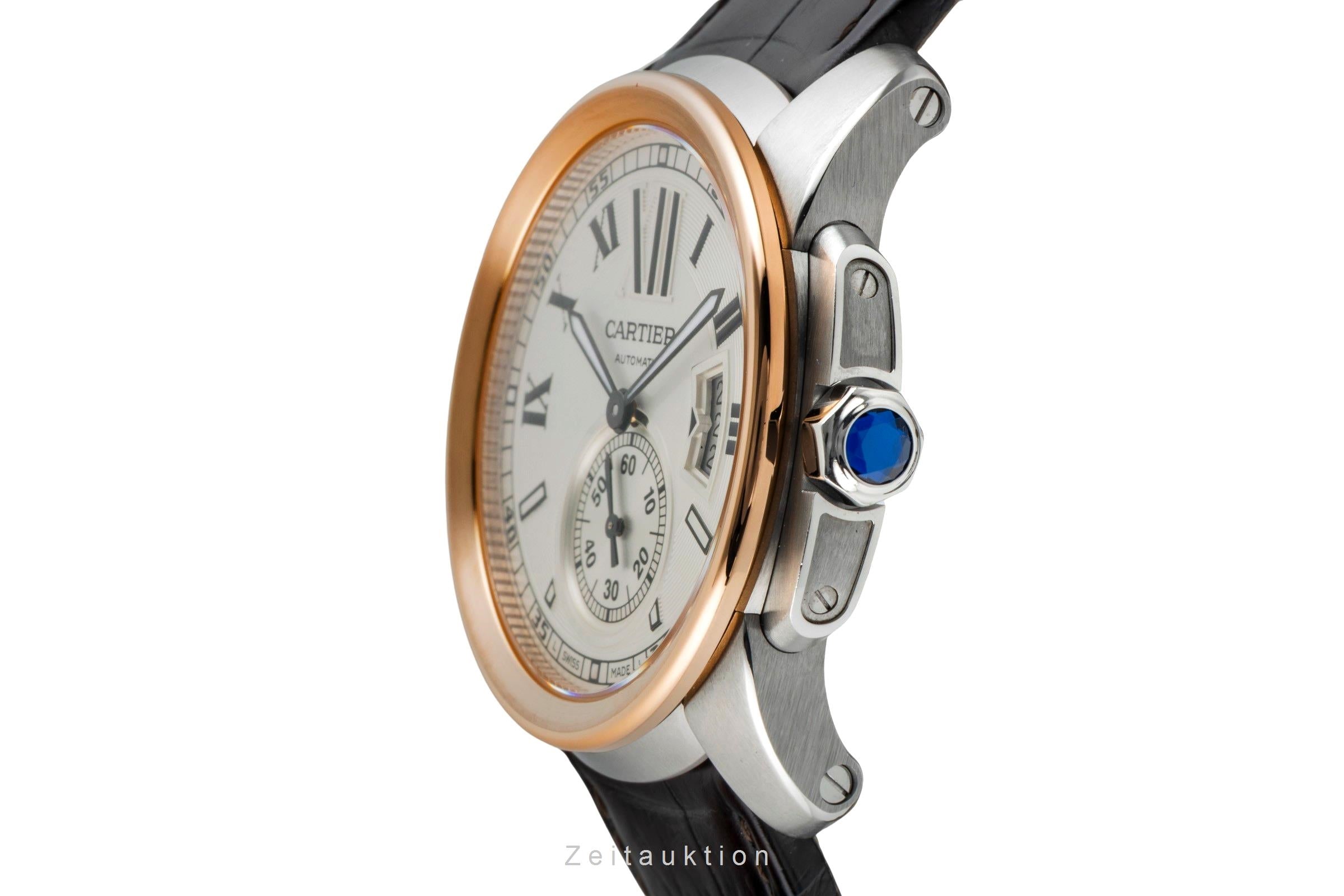 Cartier Calibre de Cartier steel / gold automatic men's watch W7100011  [2601892]