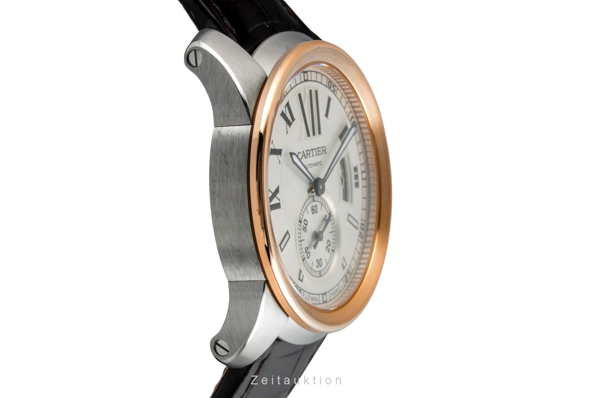 Cartier Calibre de Cartier steel / gold automatic men's watch W7100011  [2601892]