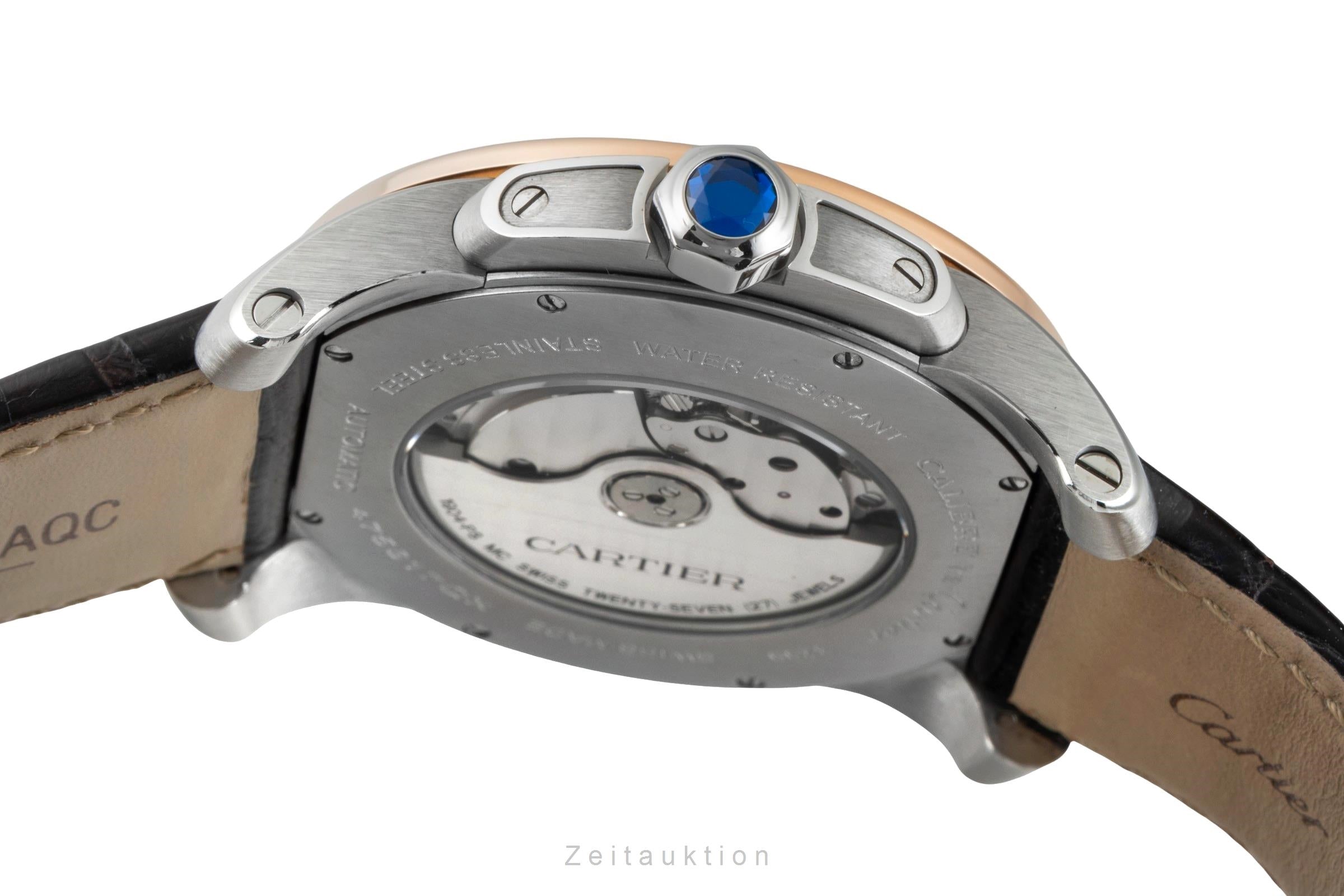 Cartier Calibre de Cartier steel / gold automatic men's watch W7100011  [2601892]