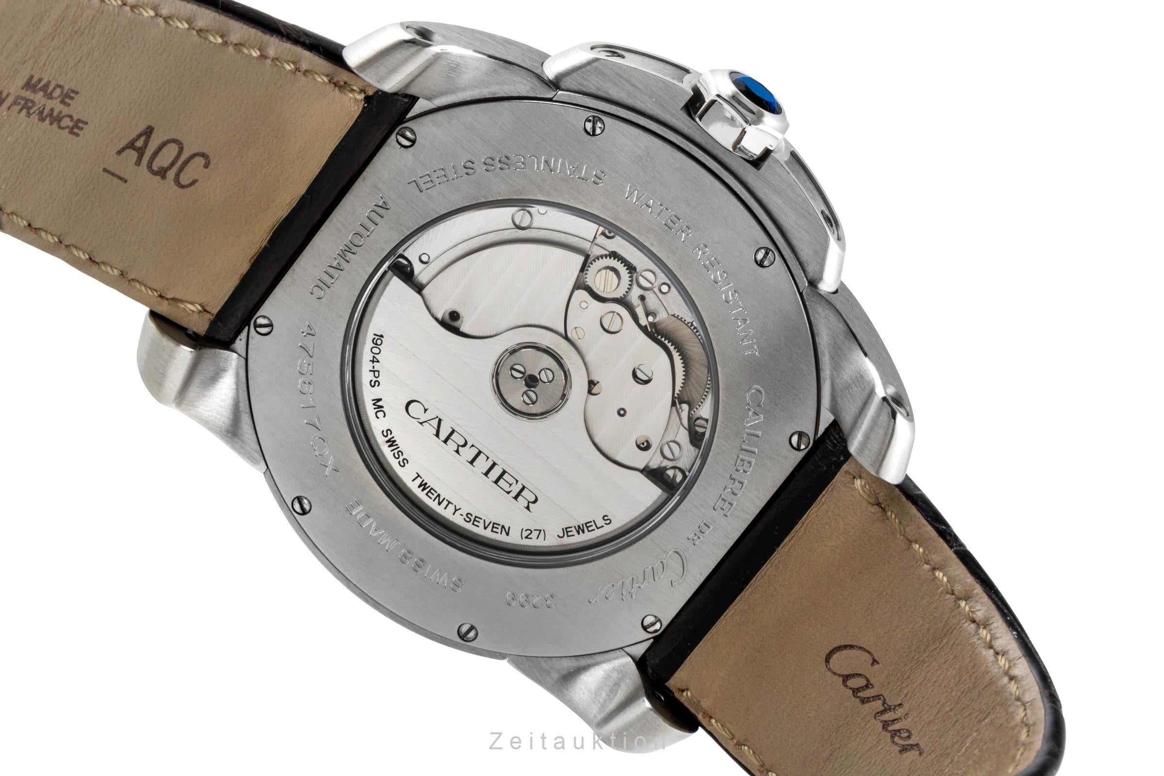 Cartier Calibre de Cartier steel / gold automatic men's watch W7100011  [2601892]