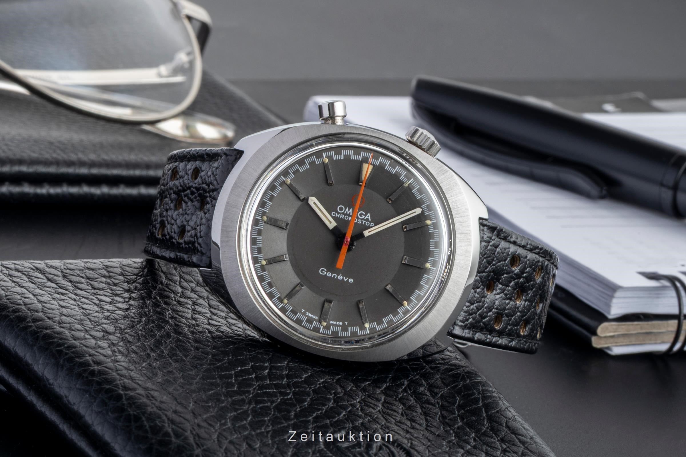 Omega Chronostop Chronograph Handaufzug Herrenuhr 145.010 Vintage Klassiker [2601902]