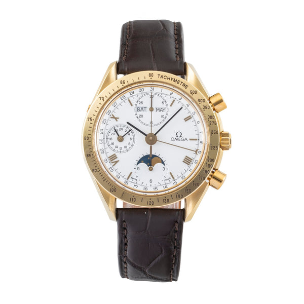 Omega Speedmaster Golden Gate Chronograph 18k Gold Ref. 3131.20 VP: 22600,- € [2601903]