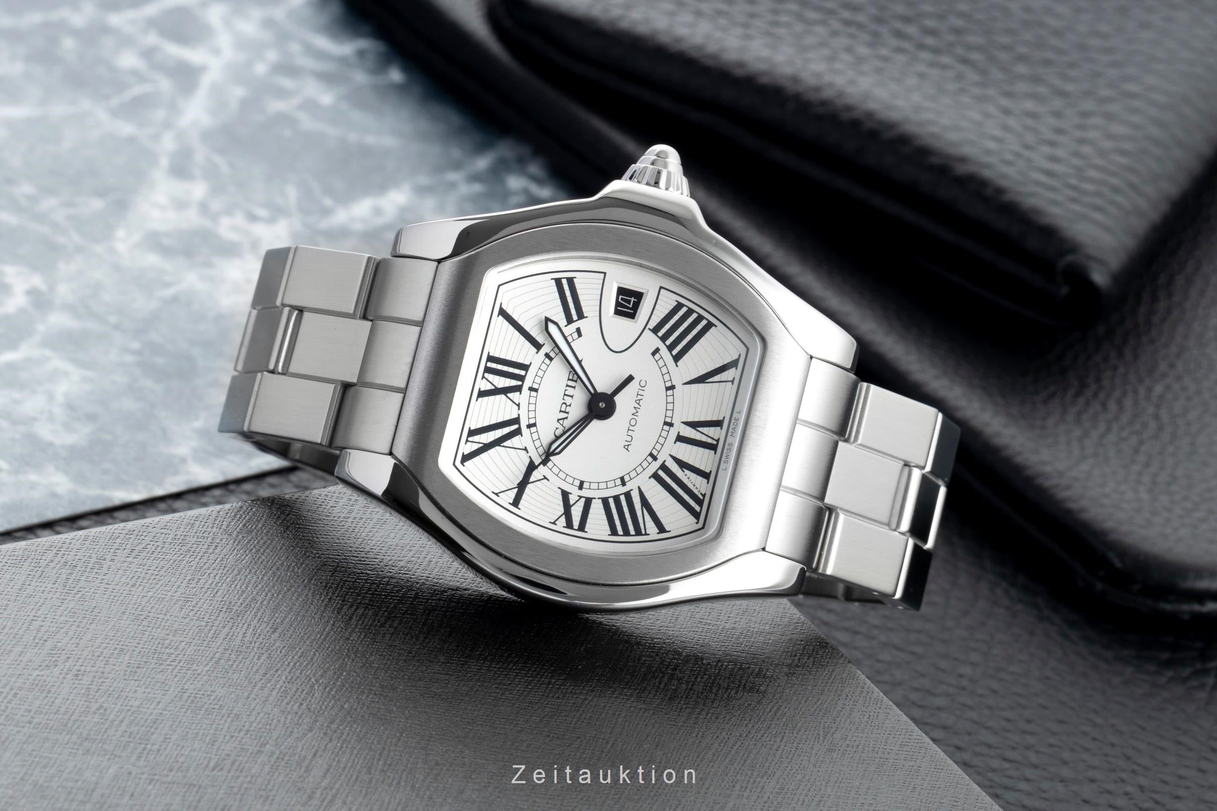 Cartier Roadster acier automatique montre pour hommes W6206017  [2601904]