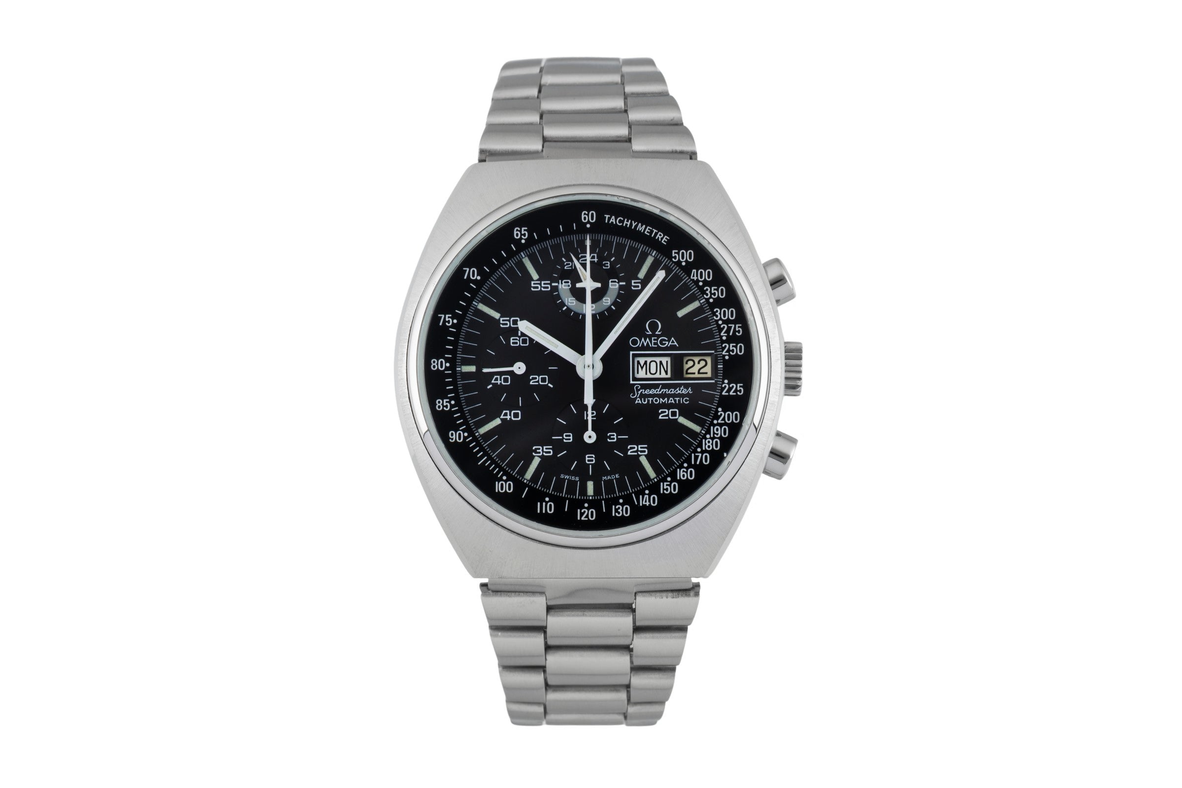 Omega Speedmaster chronograph steel automatic men's watch 176.0012 Vintage  [2601905]