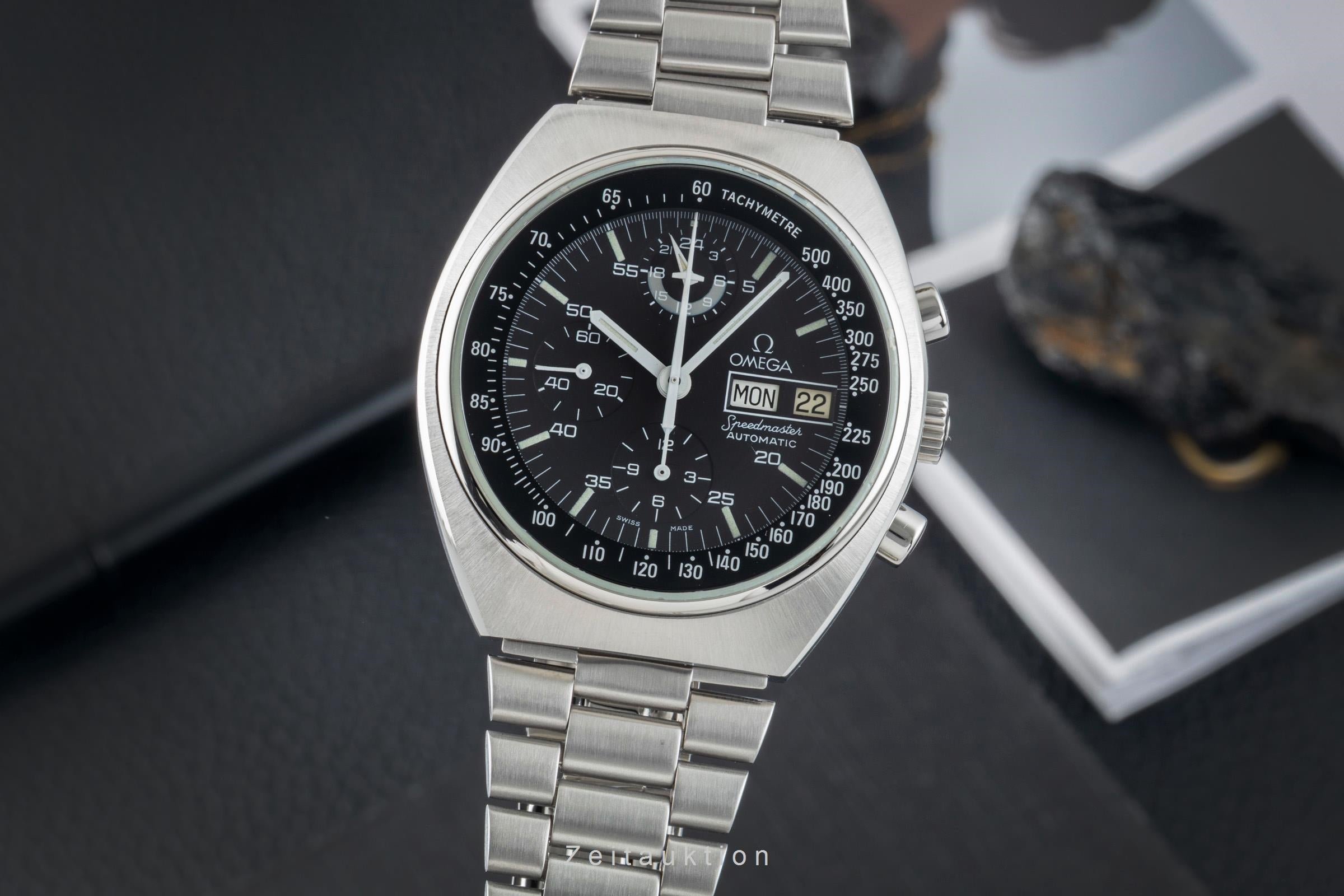 Omega Speedmaster chronograph steel automatic men's watch 176.0012 Vintage  [2601905]