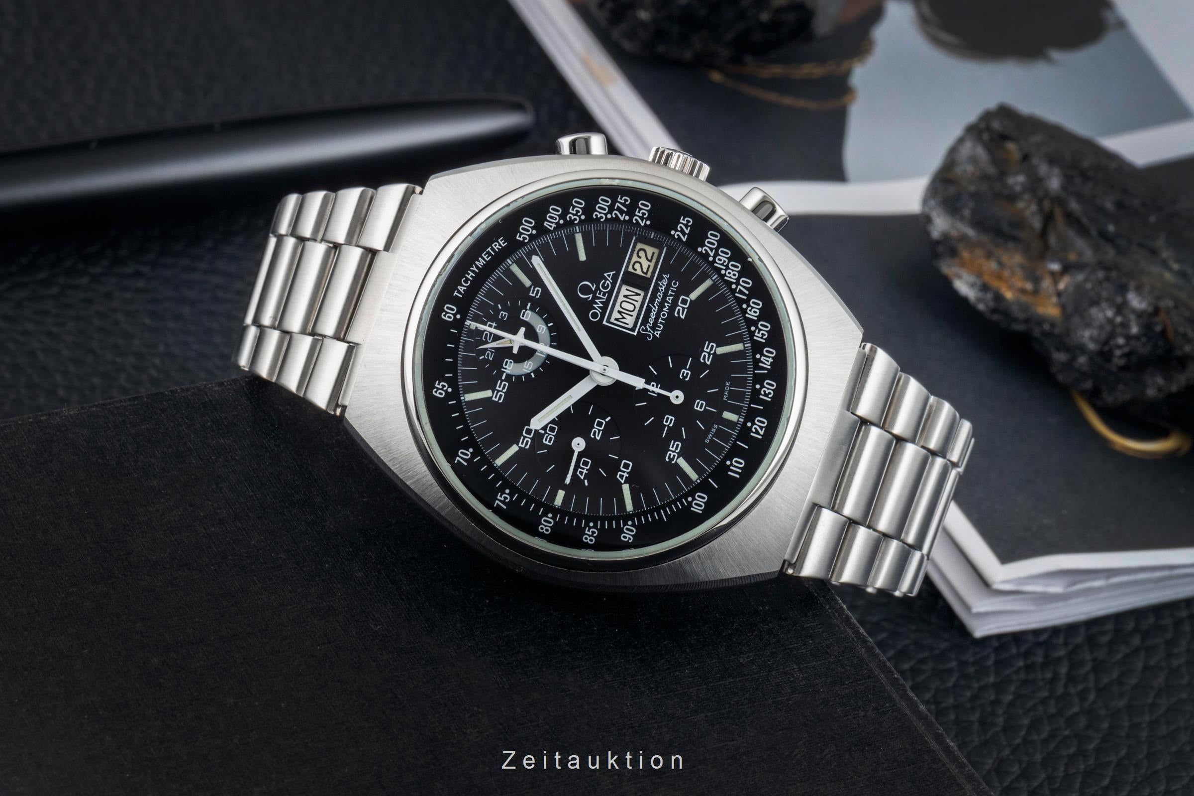 Omega Speedmaster chronograph steel automatic men's watch 176.0012 Vintage  [2601905]