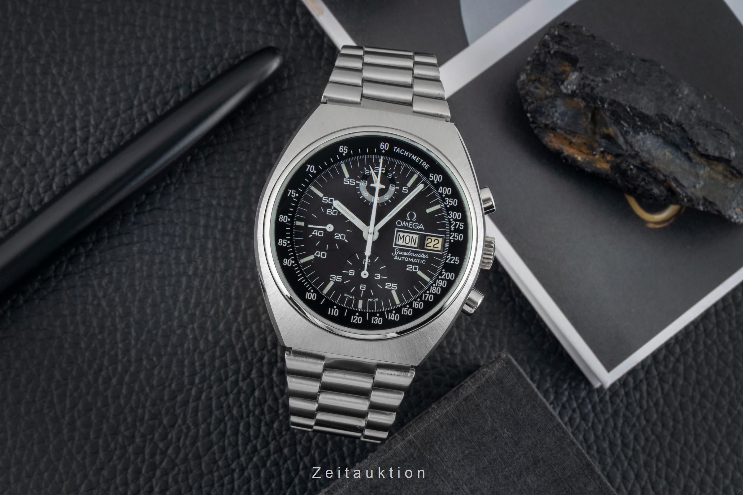 Omega Speedmaster chronograph steel automatic men's watch 176.0012 Vintage  [2601905]