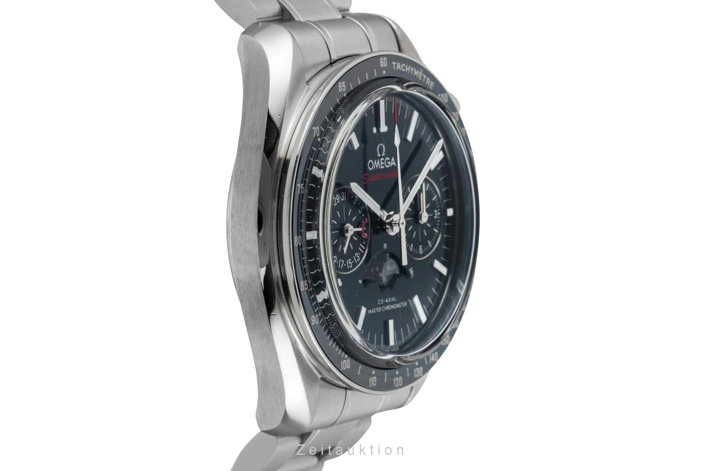 Omega Speedmaster Mondphase Chronograph Co-Axial 304.33.44.52.03.001 B&P  [2601906]