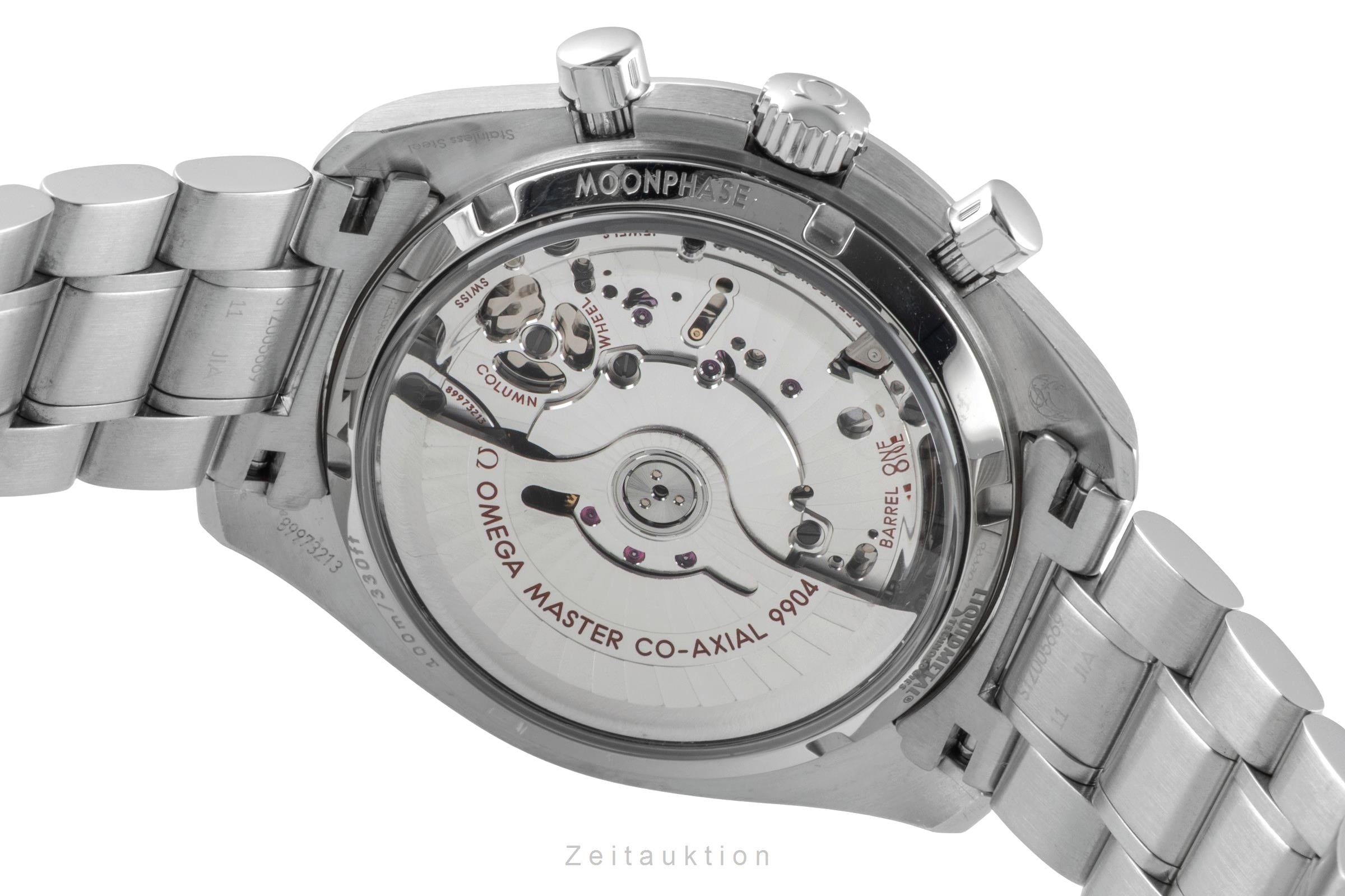 Omega Speedmaster Mondphase Chronograph Co-Axial 304.33.44.52.03.001 B&P  [2601906]