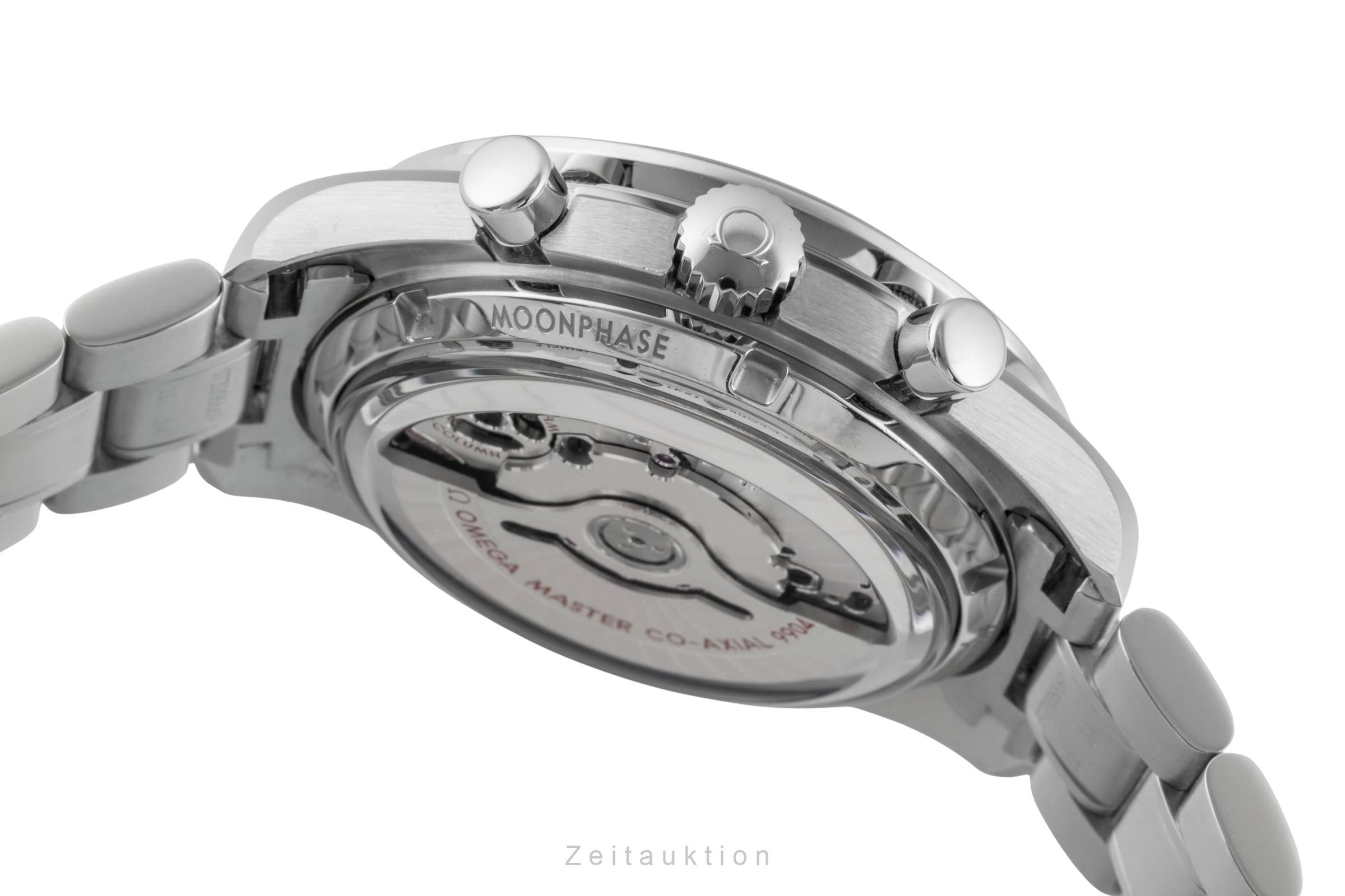 Omega Speedmaster Mondphase Chronograph Co-Axial 304.33.44.52.03.001 B&P  [2601906]
