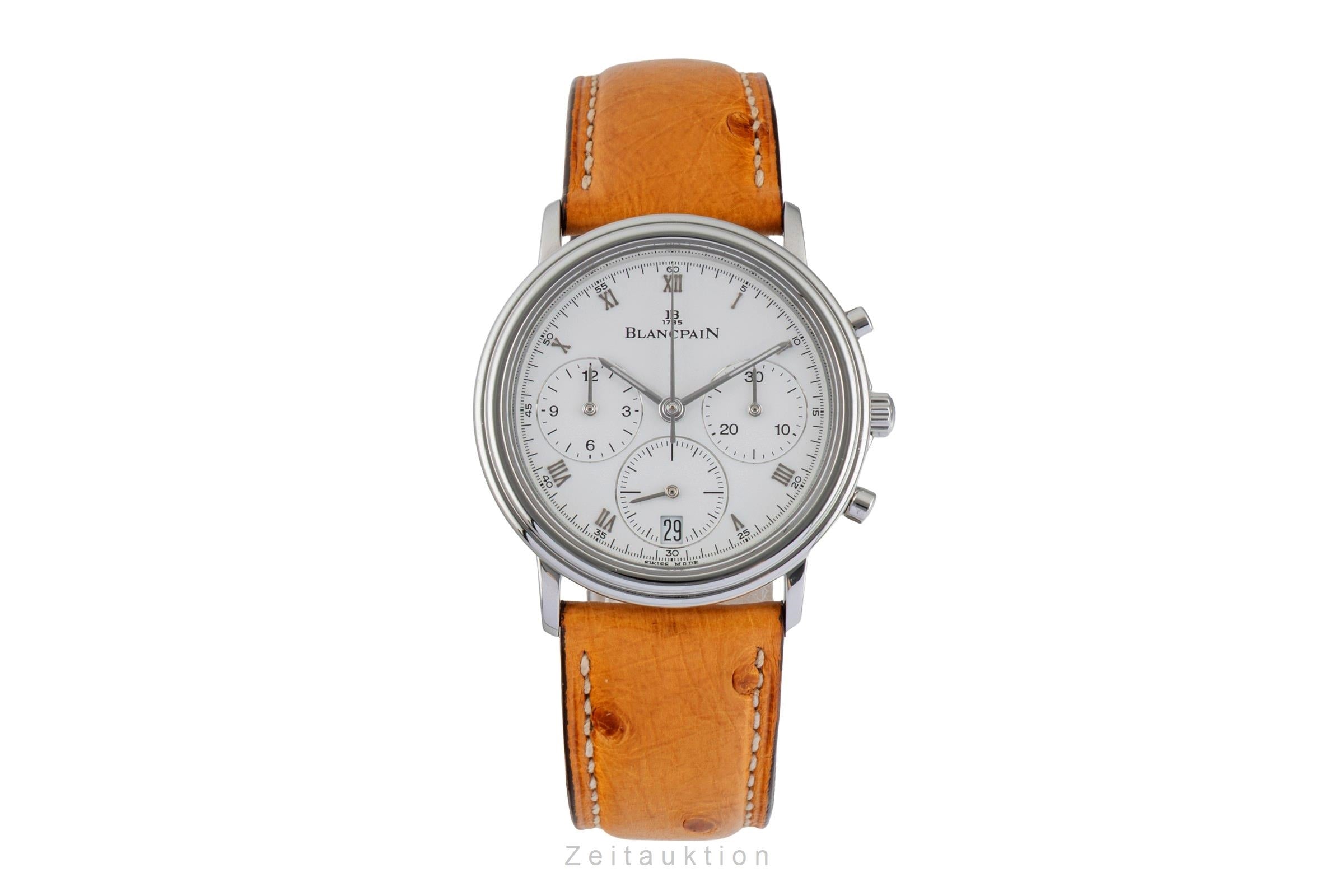 Blancpain Villeret cronógrafo acero automático reloj para caballeros 1185-1127  [2601908]