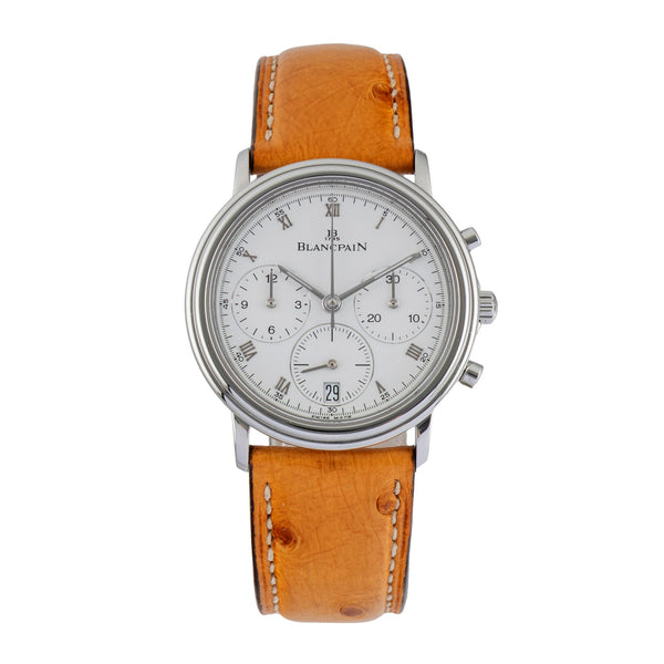 Blancpain Villeret cronógrafo acero automático reloj para caballeros 1185-1127  [2601908]