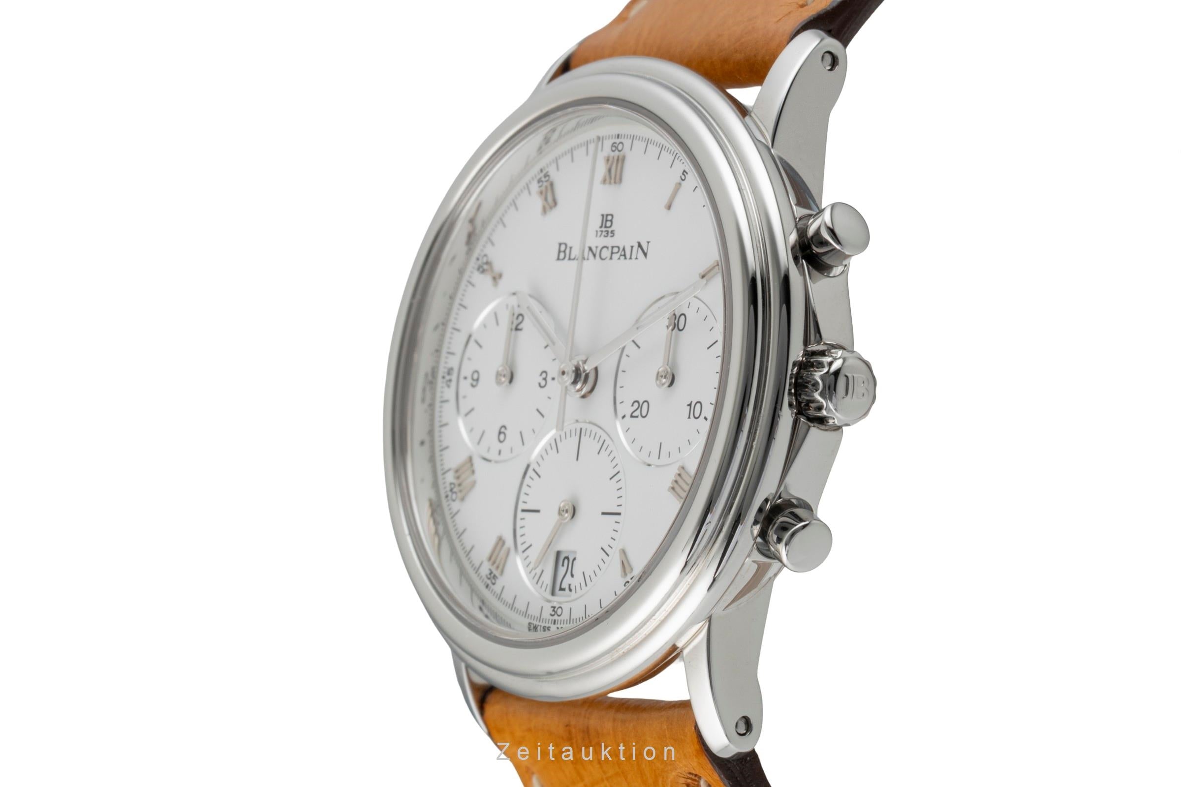 Blancpain Villeret cronógrafo acero automático reloj para caballeros 1185-1127  [2601908]