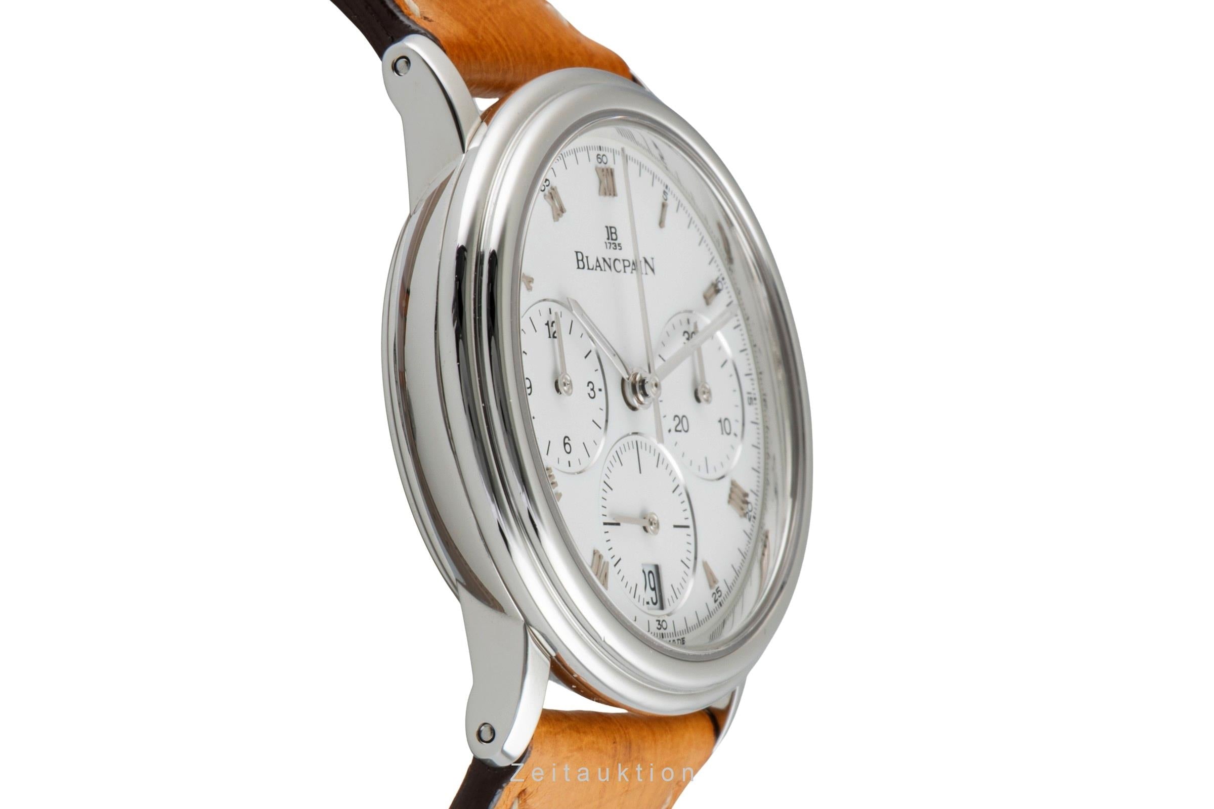 Blancpain Villeret cronógrafo acero automático reloj para caballeros 1185-1127  [2601908]