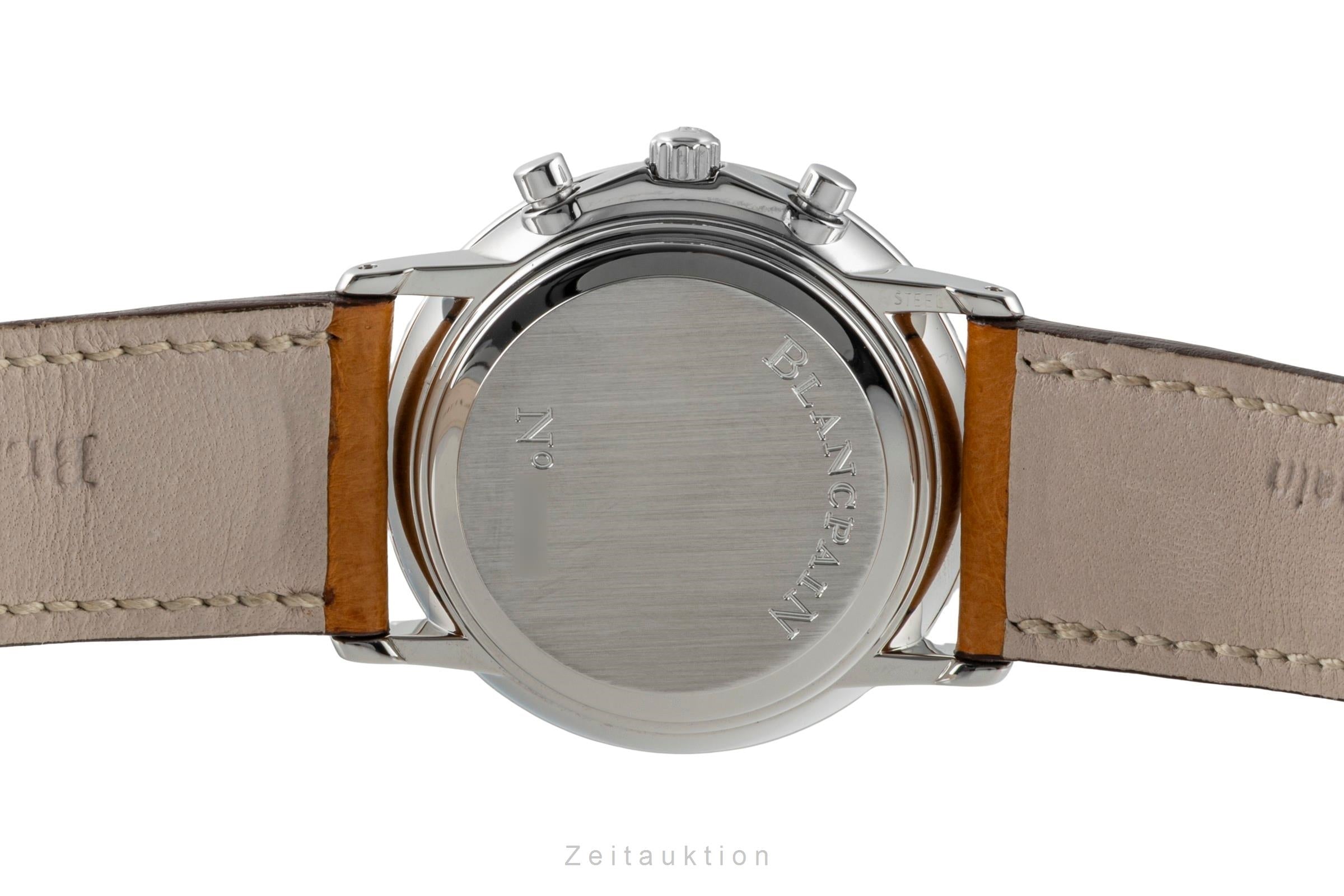 Blancpain Villeret cronógrafo acero automático reloj para caballeros 1185-1127  [2601908]