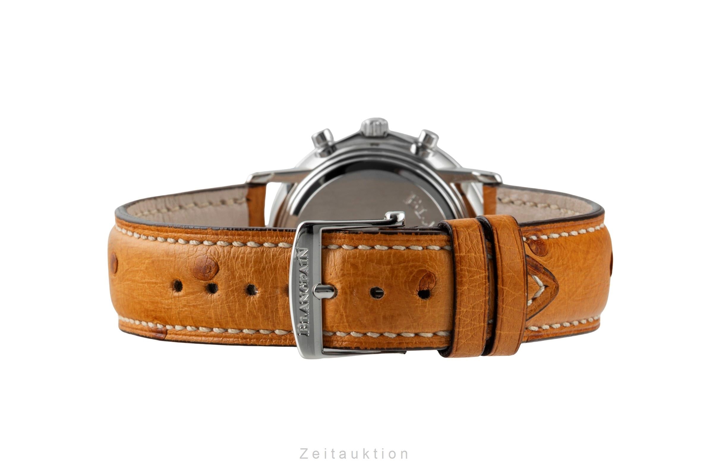 Blancpain Villeret cronógrafo acero automático reloj para caballeros 1185-1127  [2601908]