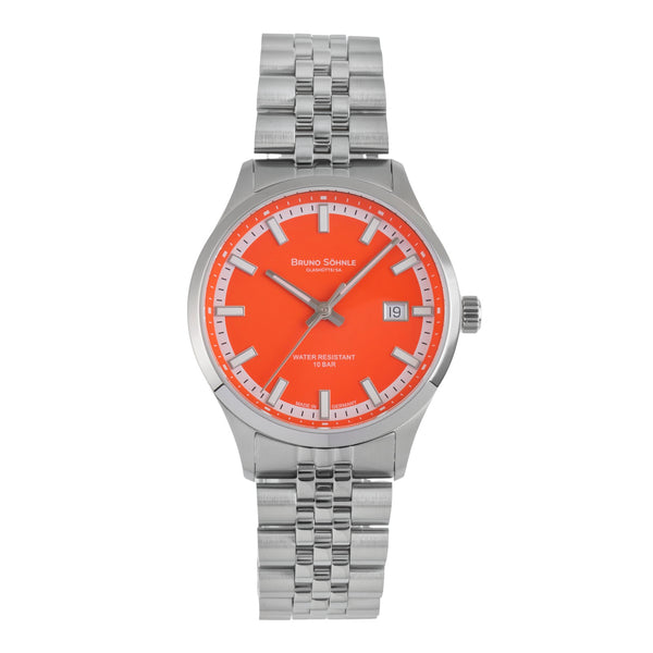 Bruno Söhnle Glashütte Turin Stahl Automatik Herrenuhr Ref 17-12230-840 B&P New  [2601913]