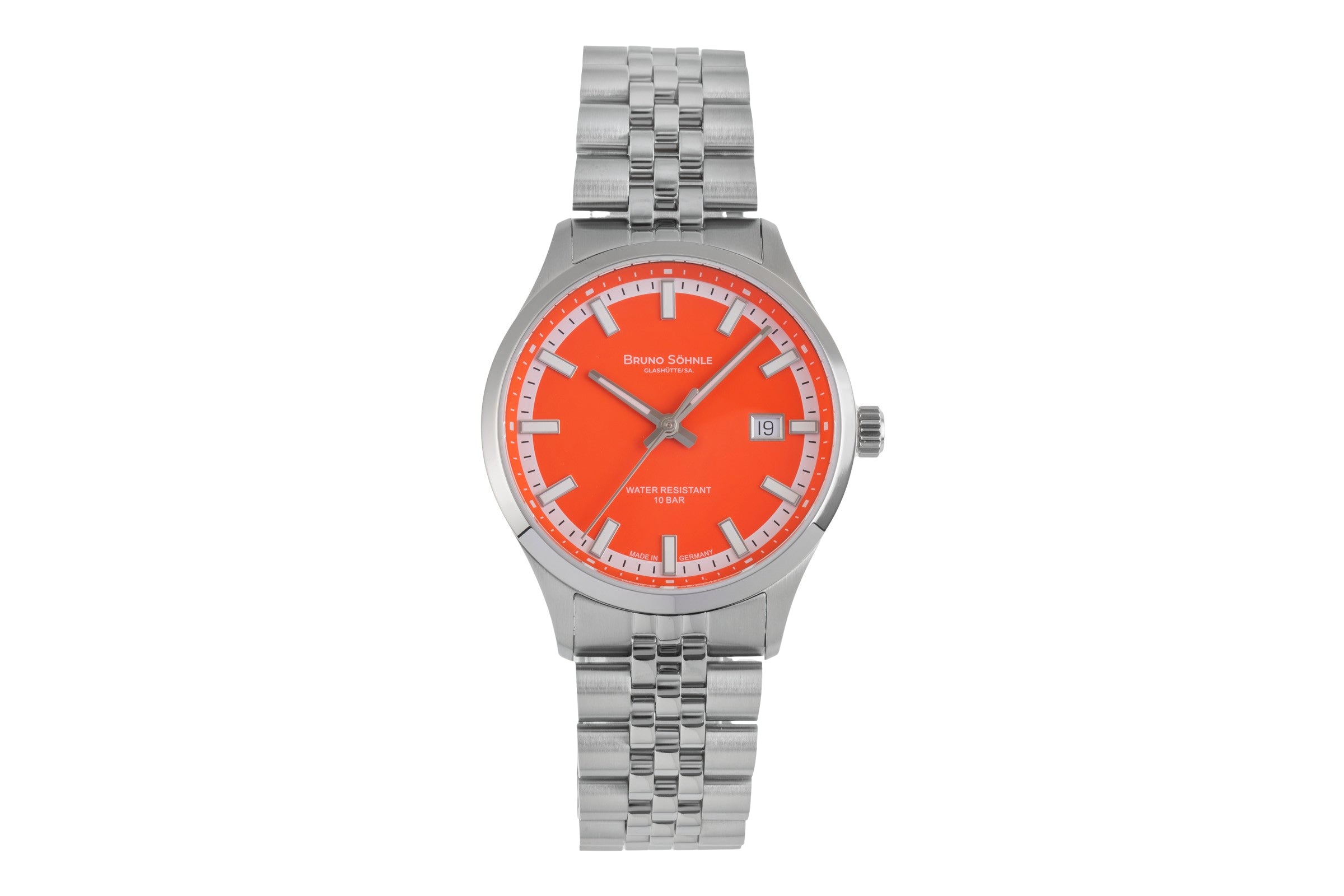 Bruno Söhnle Glashütte Turin Stahl Automatik Herrenuhr Ref 17-12230-840 B&P New  [2601913]