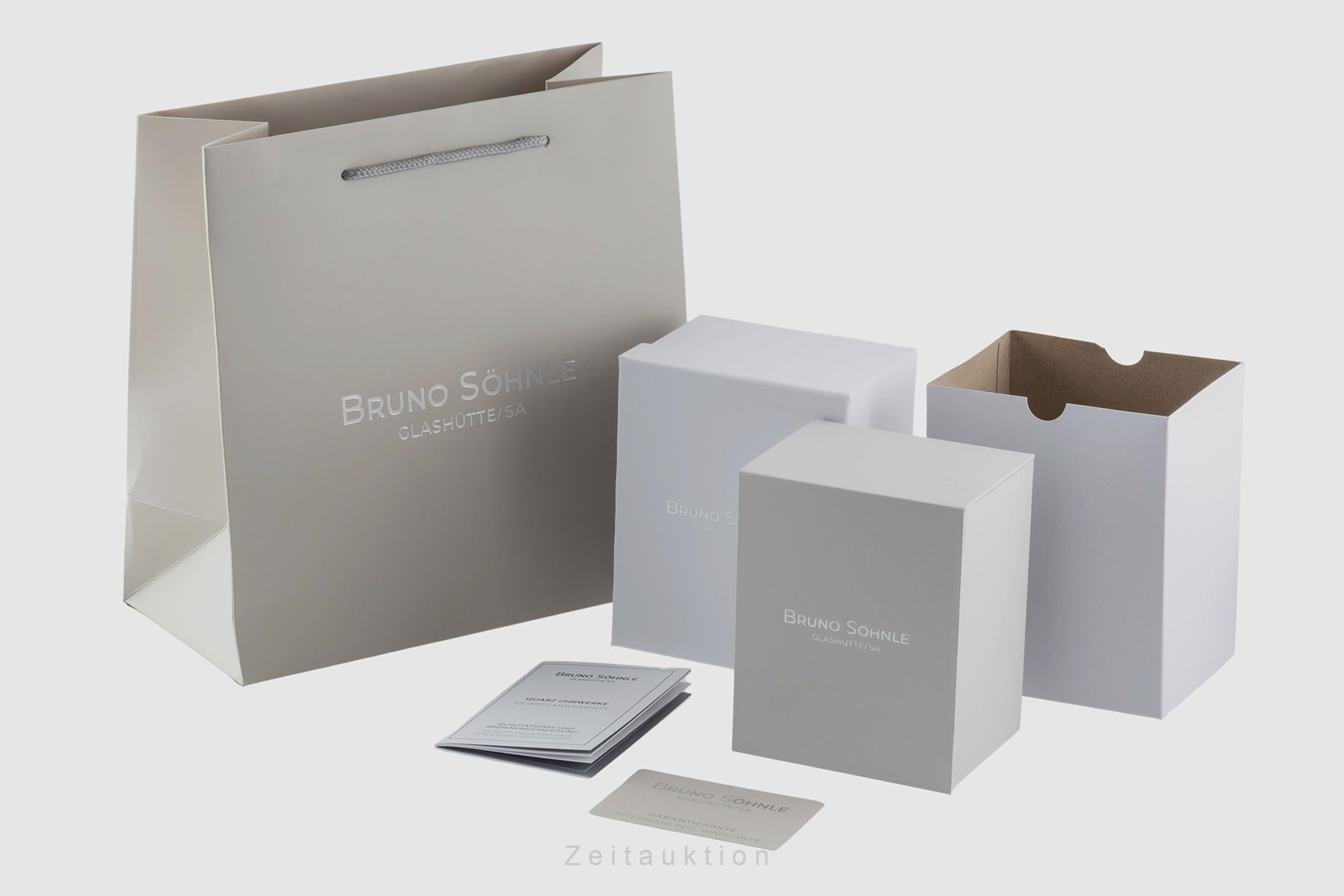 Bruno Söhnle Glashütte Brunello I acier quartz montre pour hommes 17-73212-761  [2601915]