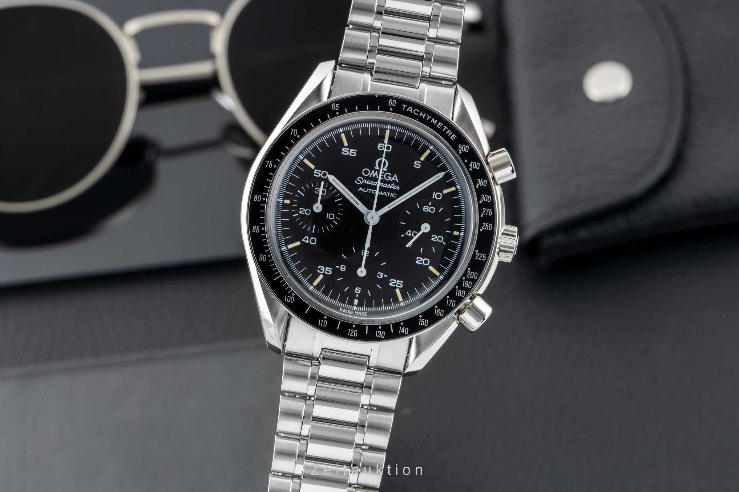 Omega Speedmaster chronograph steel automatic men's watch 3510.50.00  [2601916]