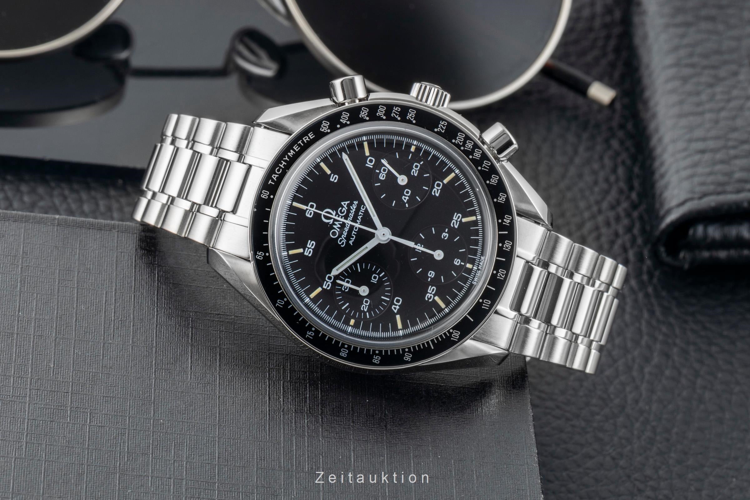 OMEGA Speedmaster 自動巻き クロノグラフ 3510.50 Omega Speedmaster chronograph steel automatic Kal. 3220 Ref