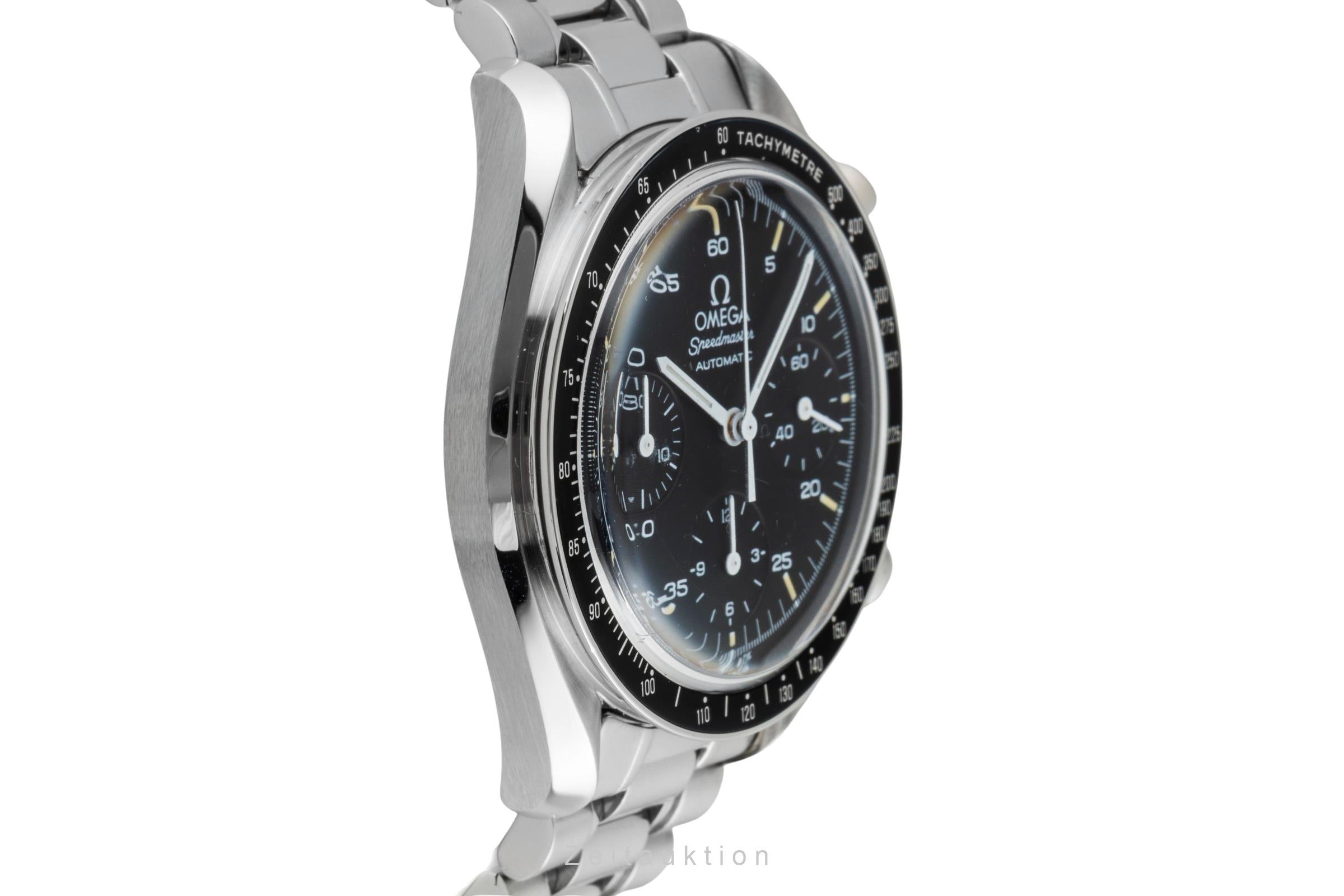 Omega Speedmaster chronograph steel automatic Kal. 3220 Ref