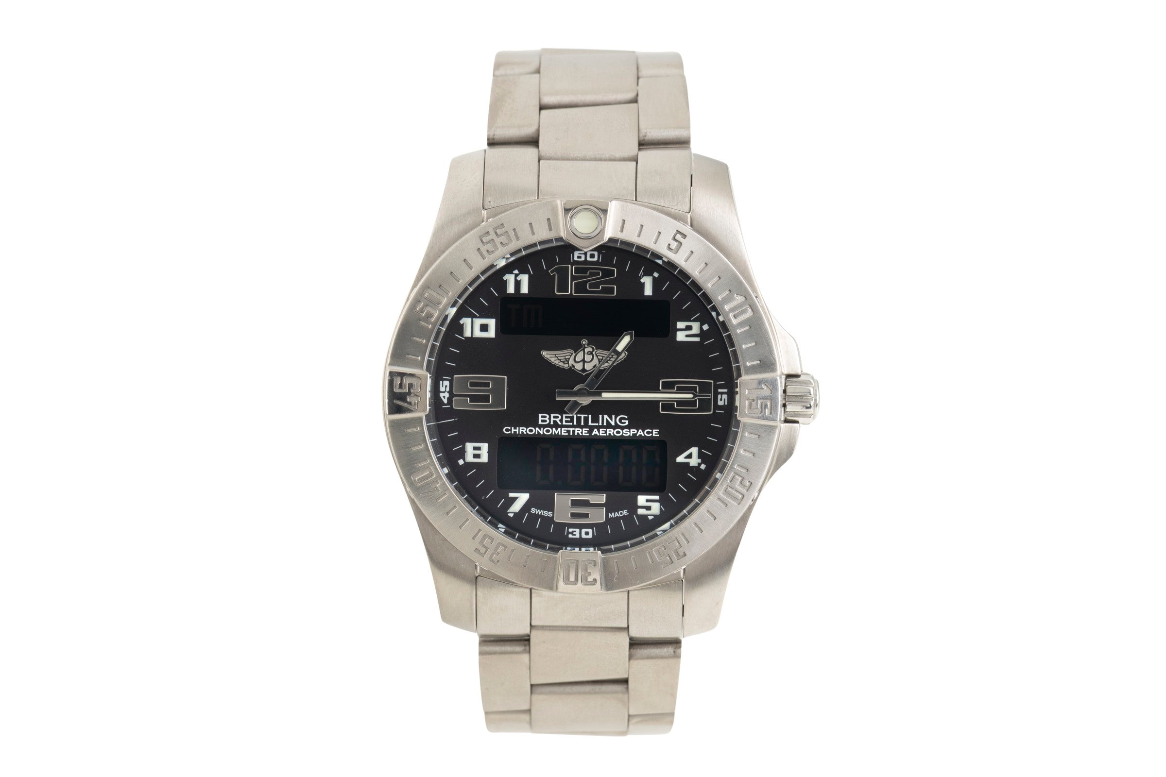 Breitling Aerospace chronograph titanium quartz men's watch E7936310/BC27  [2601917]