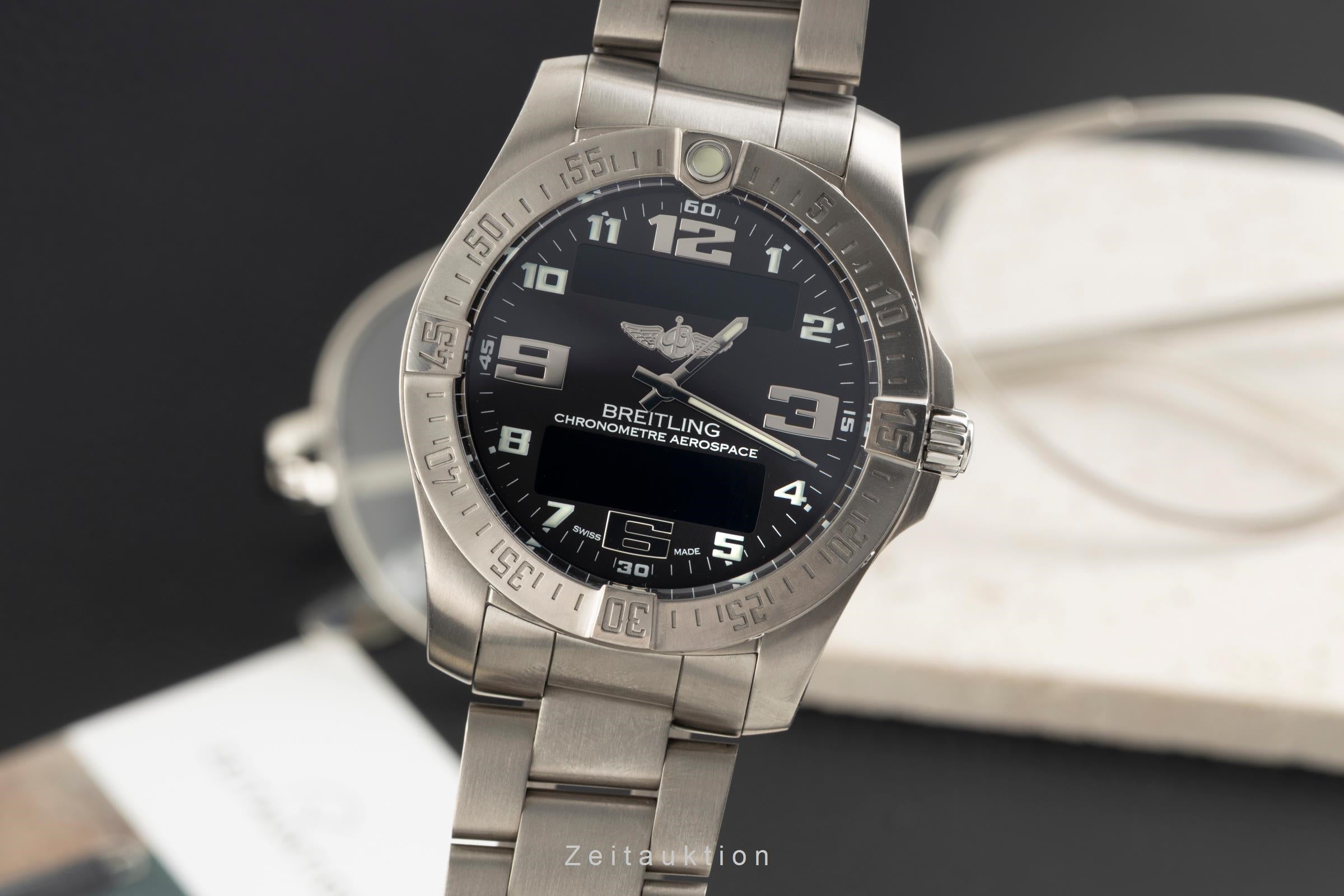 Breitling Aerospace chronograph titanium quartz men's watch E7936310/BC27  [2601917]