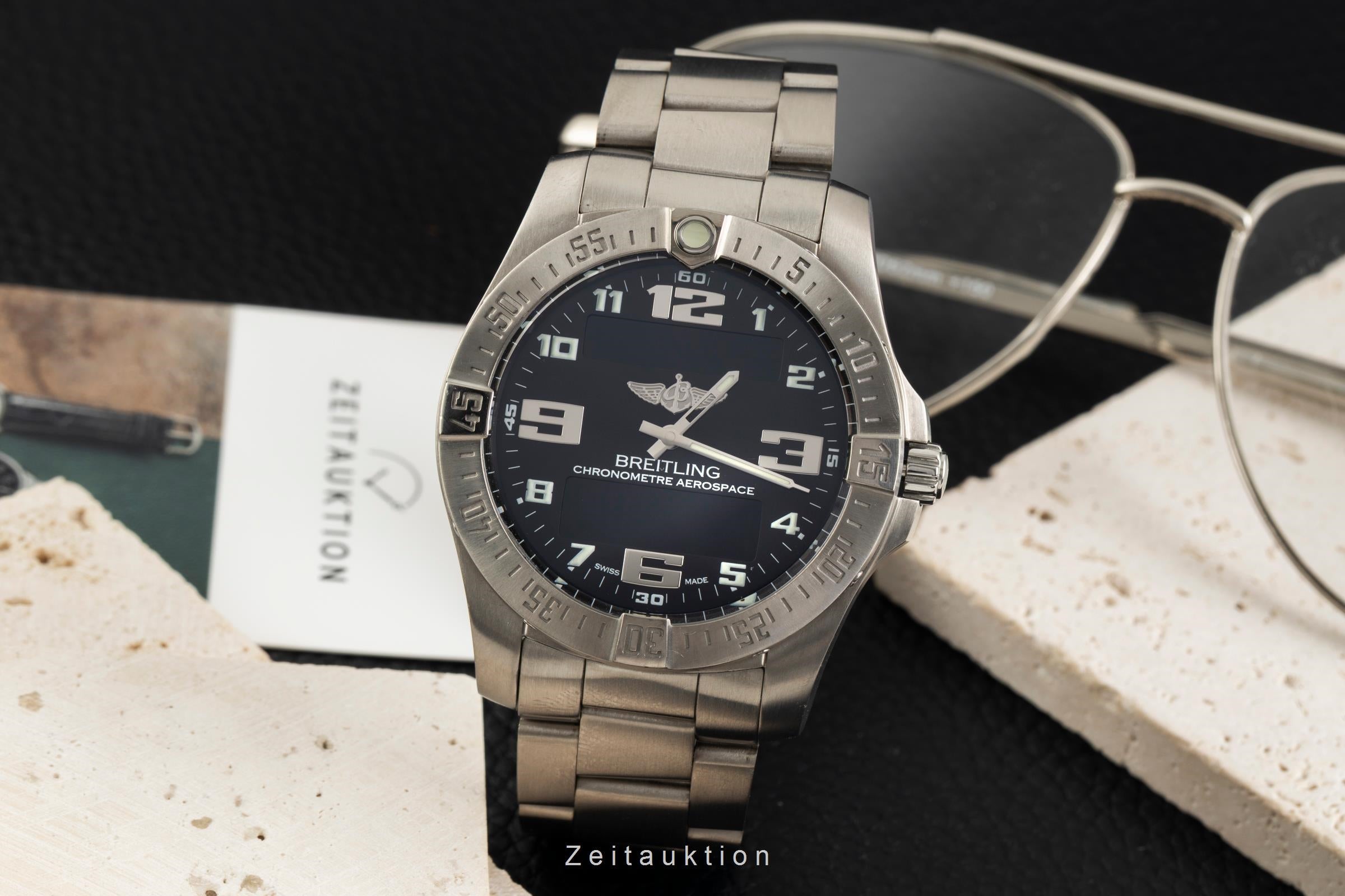 Breitling Aerospace chronograph titanium quartz men's watch E7936310/BC27  [2601917]