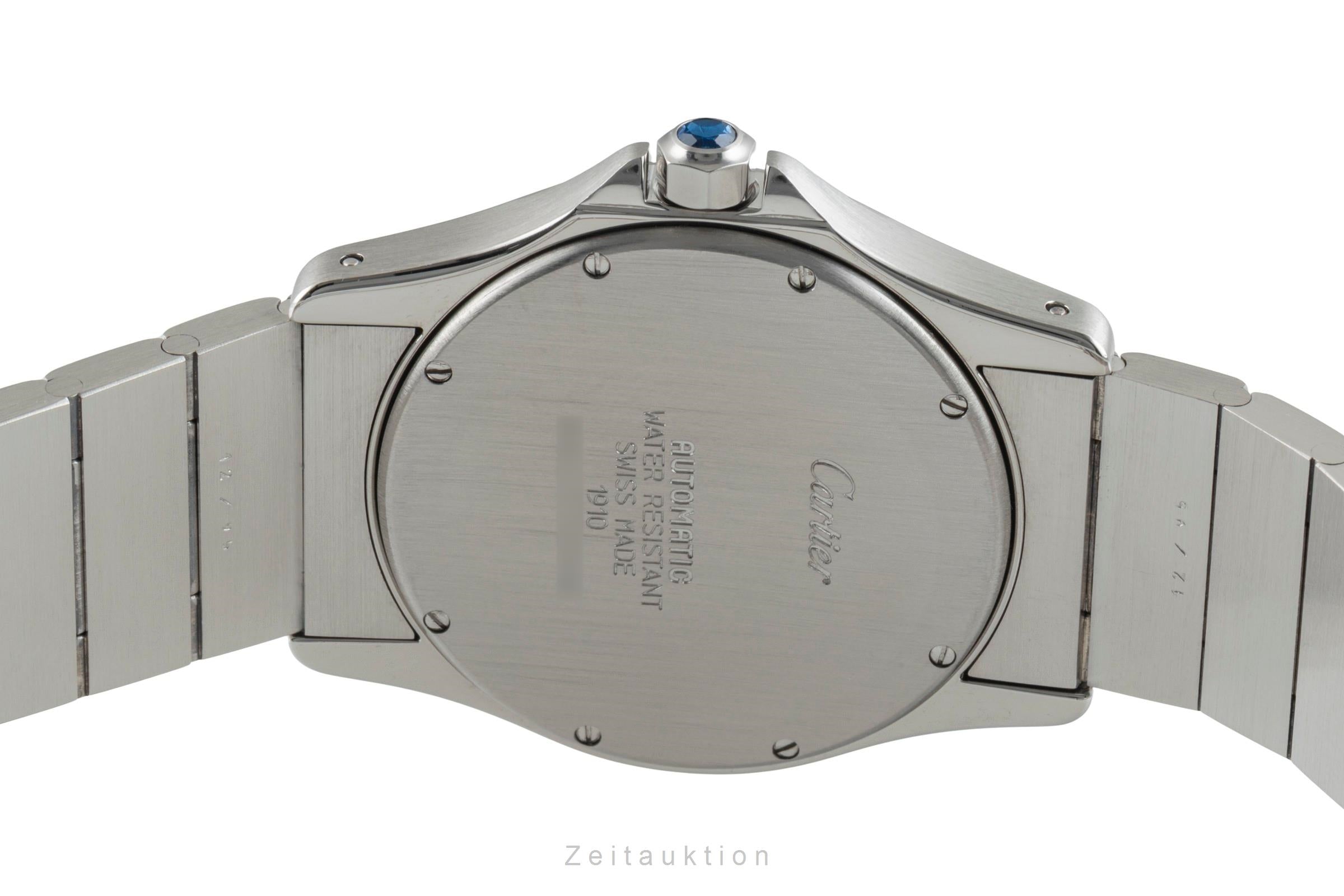 Cartier Santos Ronde acciaio / oro automatismo orologio da uomo W20036R3  [2601918]