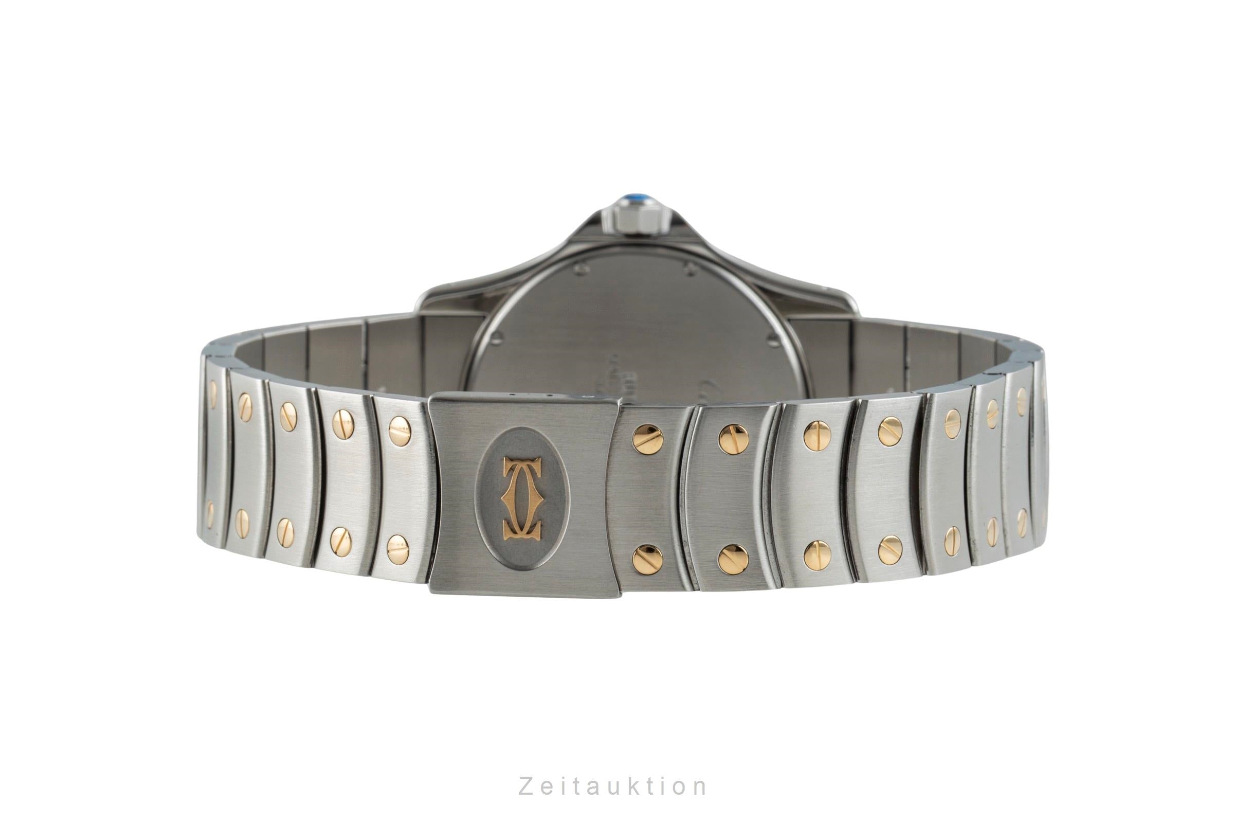 Cartier Santos Ronde acciaio / oro automatismo orologio da uomo W20036R3  [2601918]