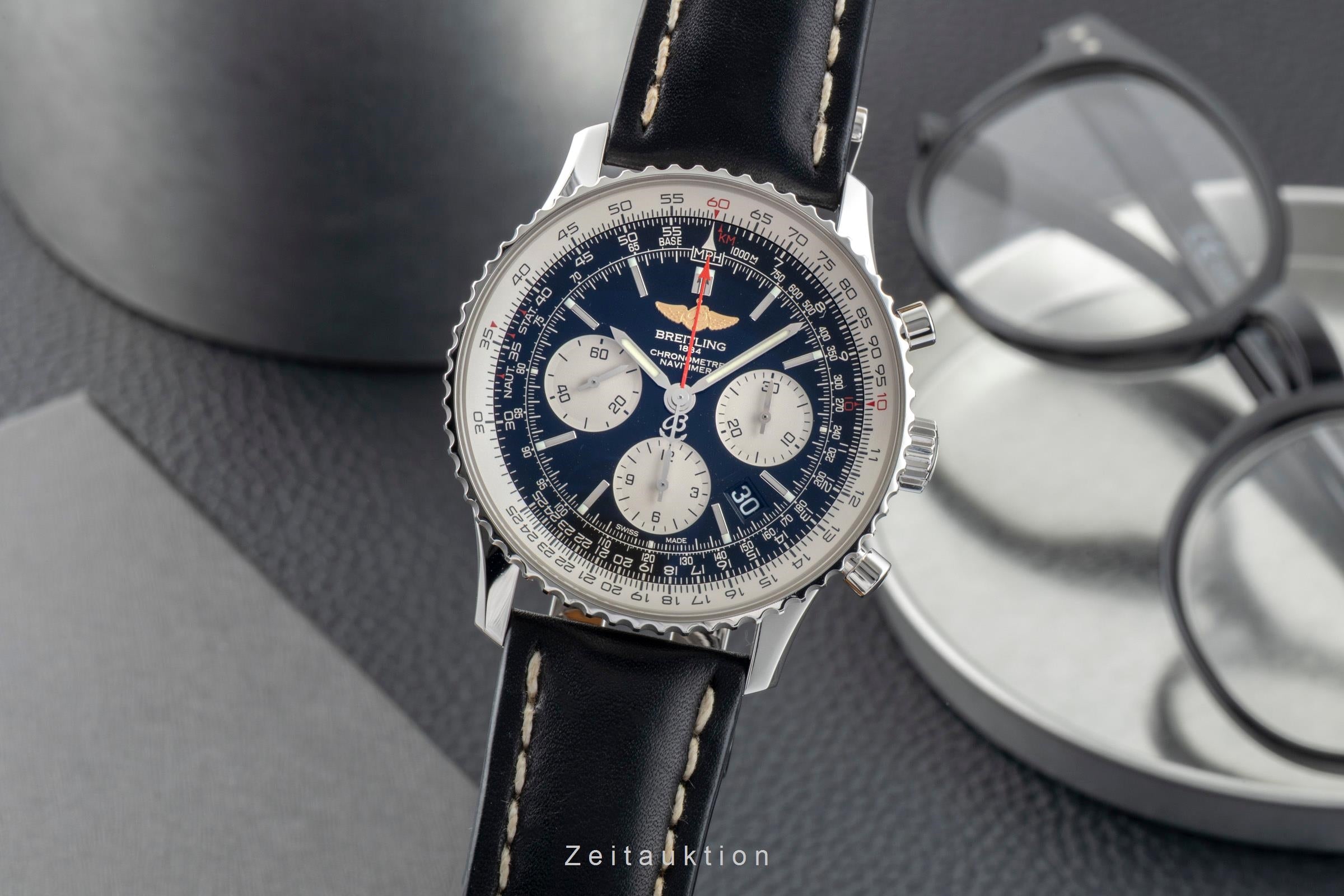 Breitling Navitimer 01 chronograph steel automatic men's watch AB0120  [2601919]