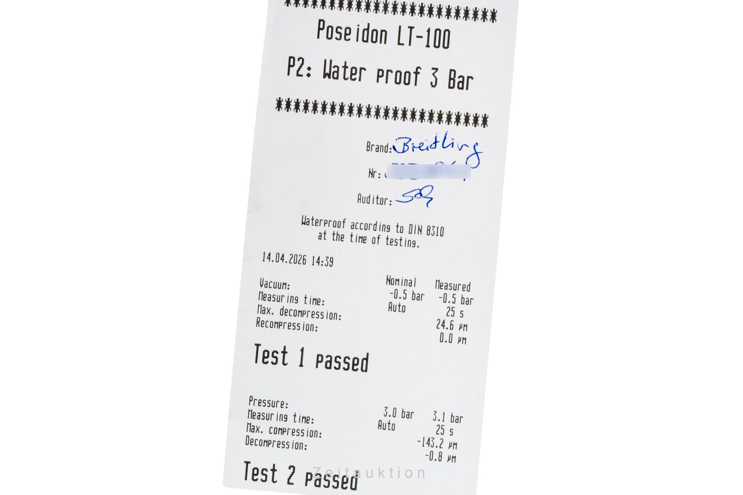 Breitling Navitimer 01 chronograph steel automatic men's watch AB0120  [2601919]