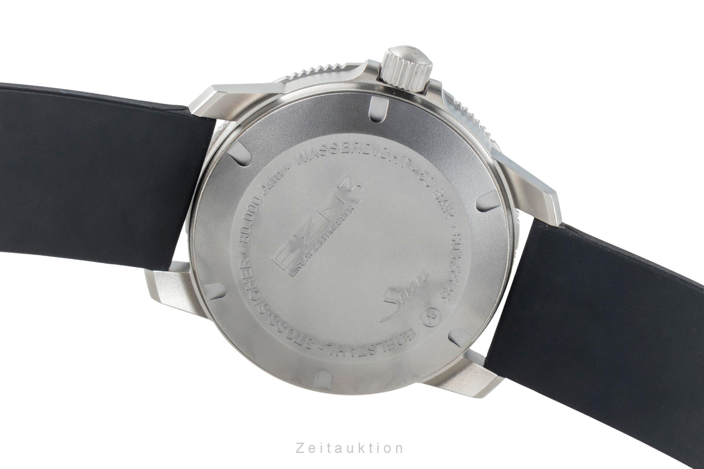 SINN EZM3 Edelstahl Black Dial Automatik Ref. 603.010 Box & Papiere 2017 [2601920]