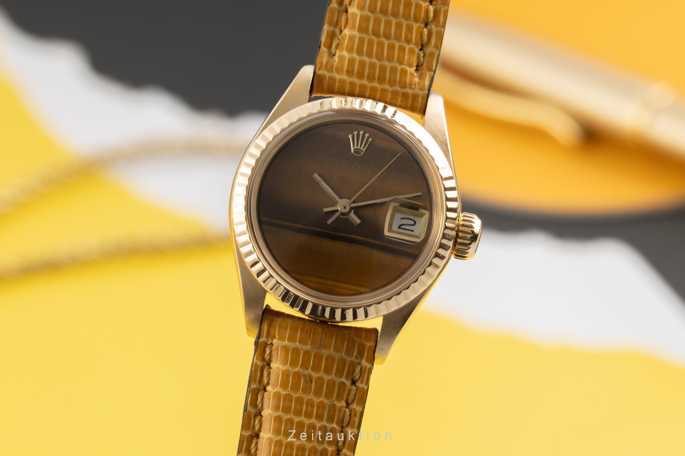Rolex Lady Datejust or 18 ct automatique montre pour femmes 6917 Vintage  [2601922]